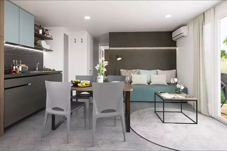 Mobile Homes Strasko Novalja Premium new 34 qm für 5 Pers-Living room