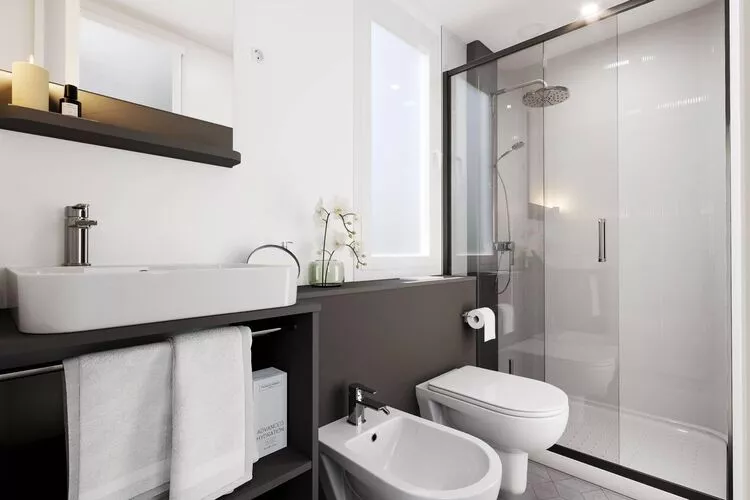 Mobile Homes Strasko Novalja Premium new 34 qm für 5 Pers-Bathroom