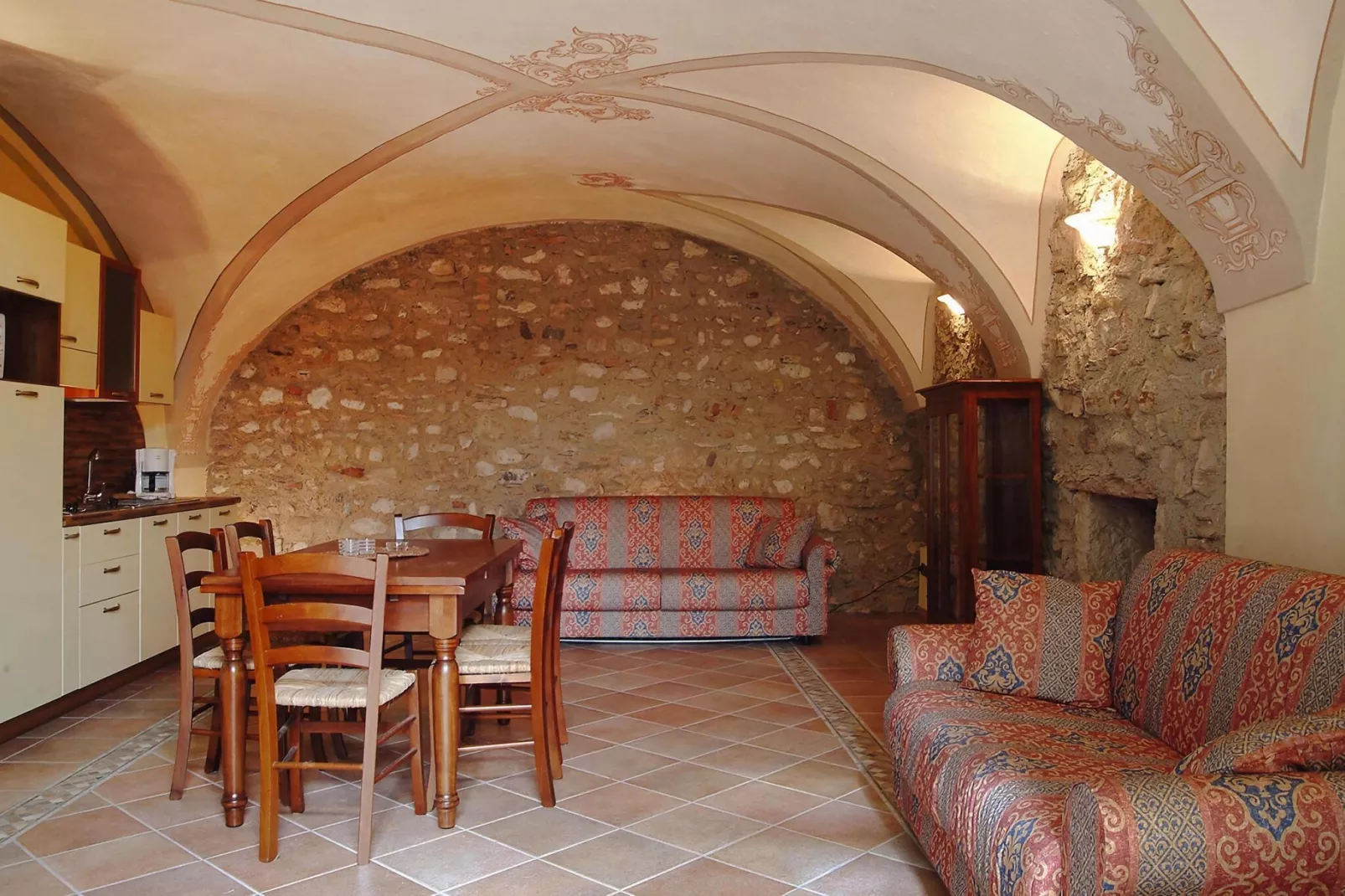 Residence Borgo Alba Chiara, Toscolano-trilo 50-60 qm-Living room