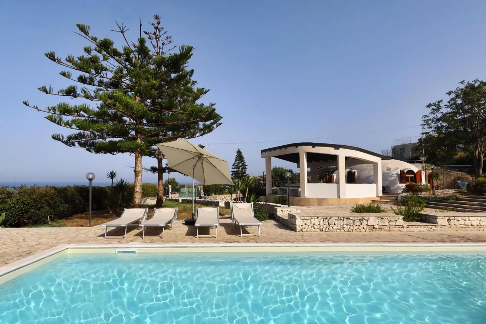 Holiday home, Plemmirio-Villa Gloria-Schwimmbad