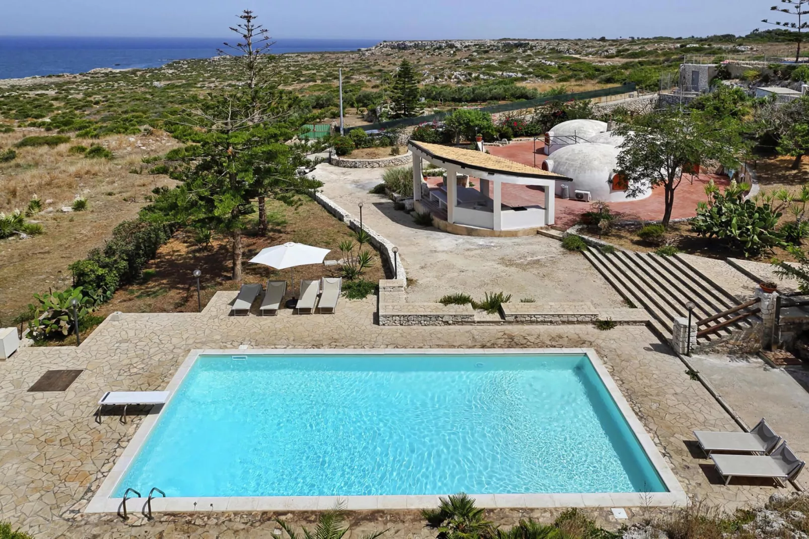 Holiday home, Plemmirio-Villa Gloria-Schwimmbad