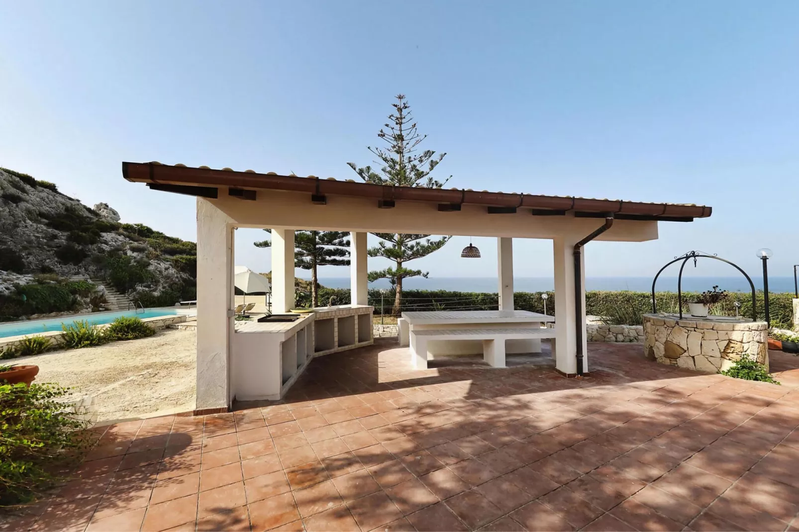 Holiday home, Plemmirio-Villa Gloria-Terrassenbalkon