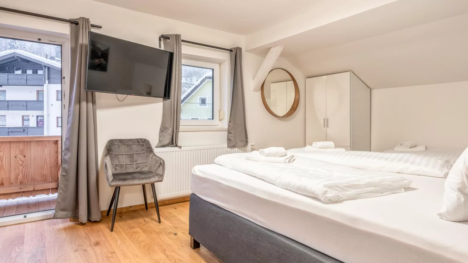 Chalet Hornblick-Bedroom