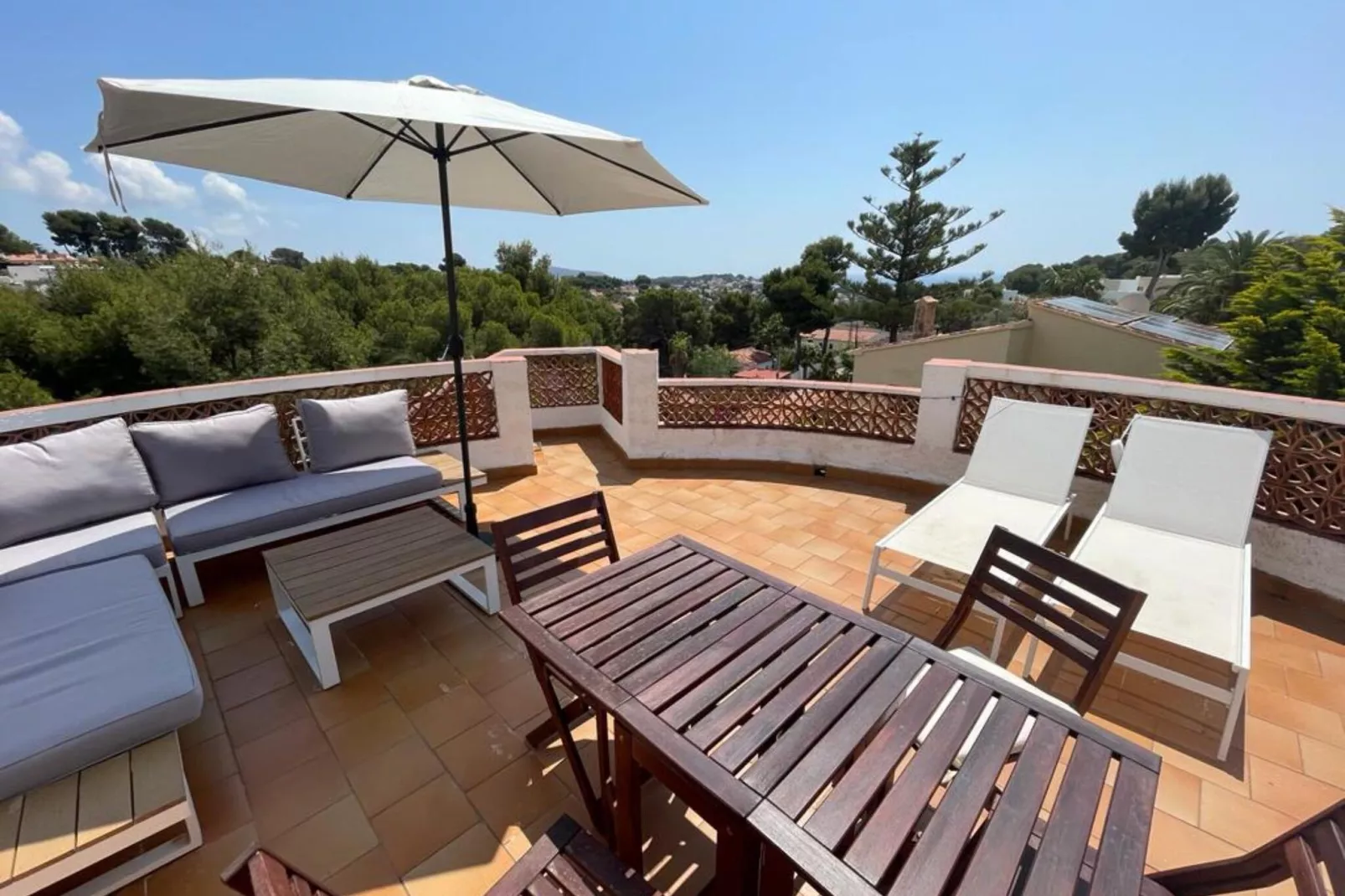 Villa Marja-Terrassenbalkon