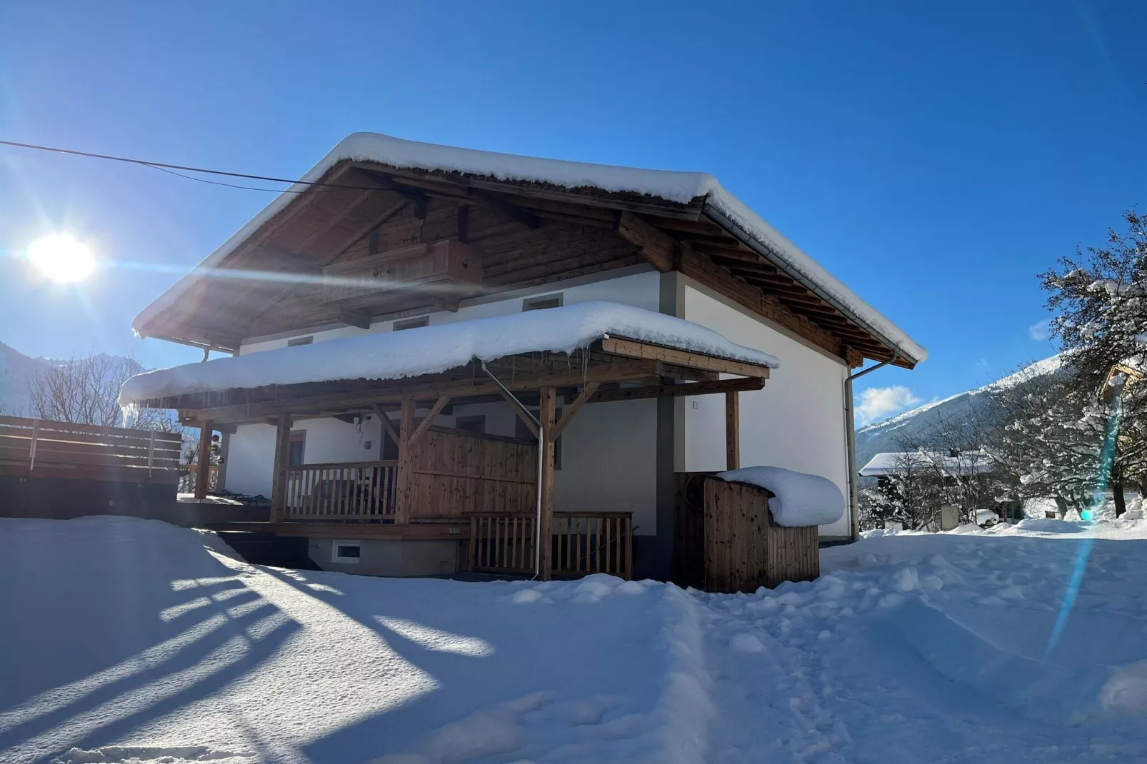 Bauernhaus Stoanerbauer-Exterior winter