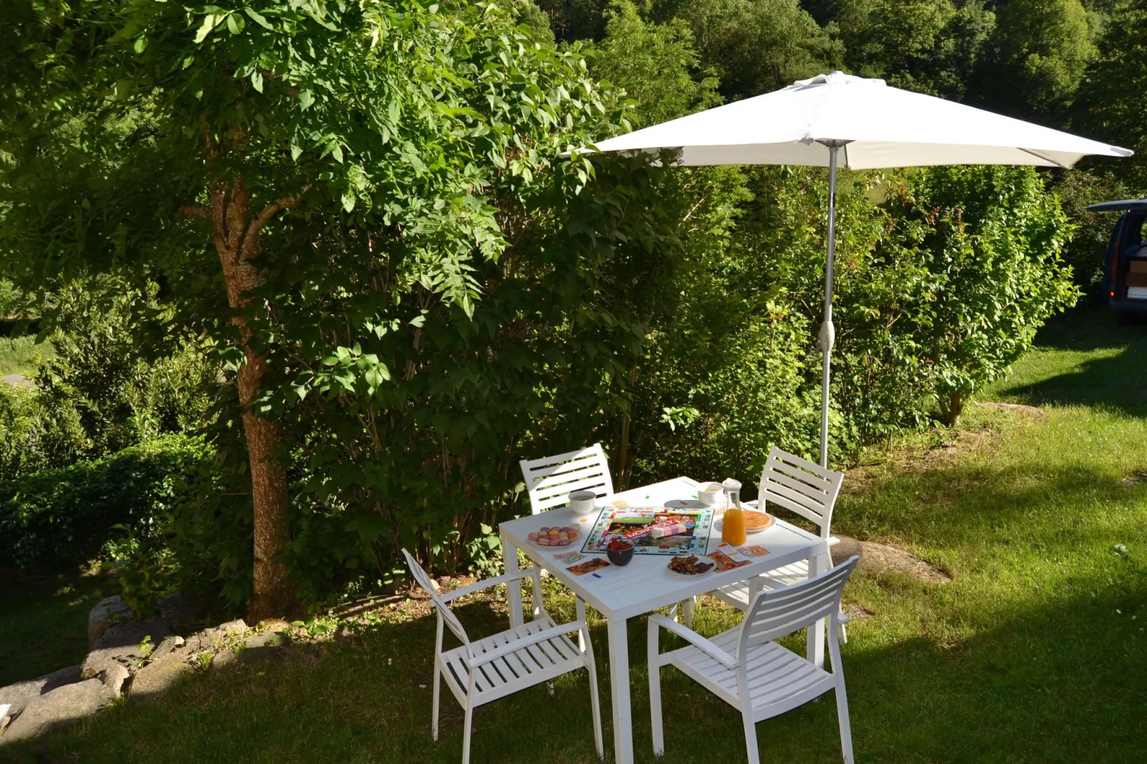 Gite du Pradal-Gardens summer