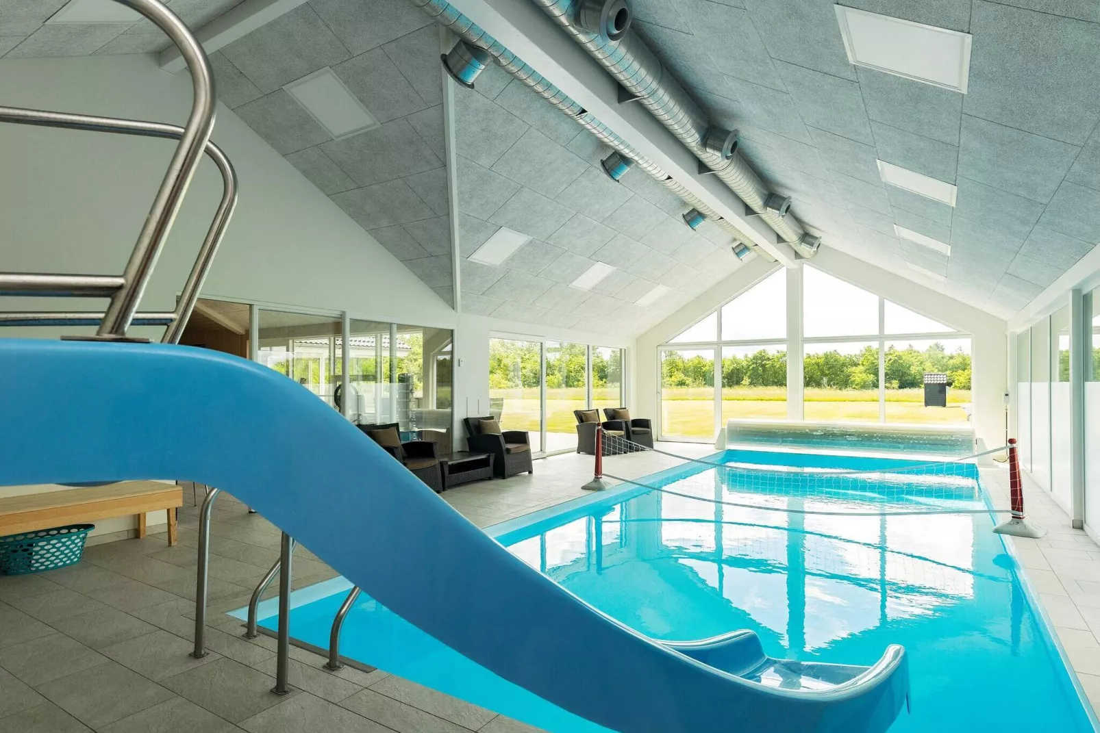 15 Personen Ferienhaus in Højslev-Schwimmbad