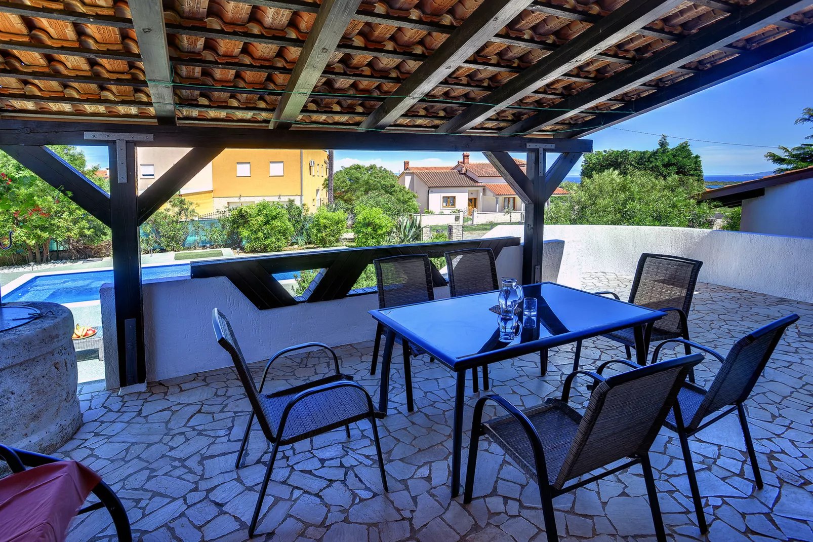 Villa Ruza-Terrassenbalkon