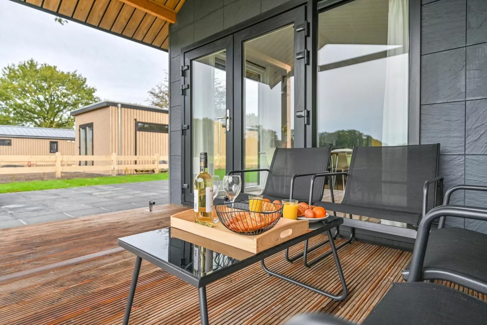 Resort Drentse Weelde 1-Terrassenbalkon
