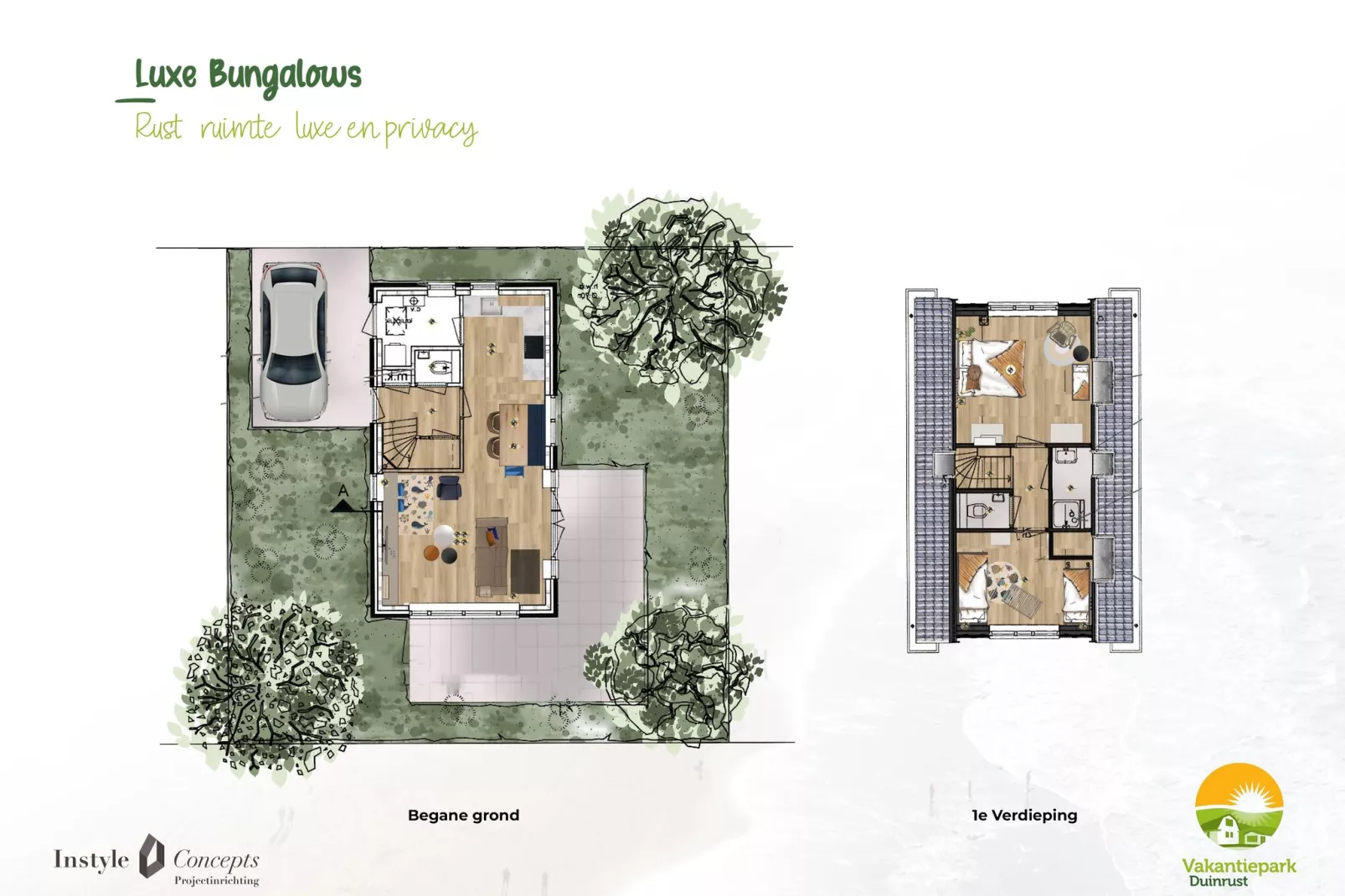 Vakantiepark Duinrust 2-Wohnzimmer