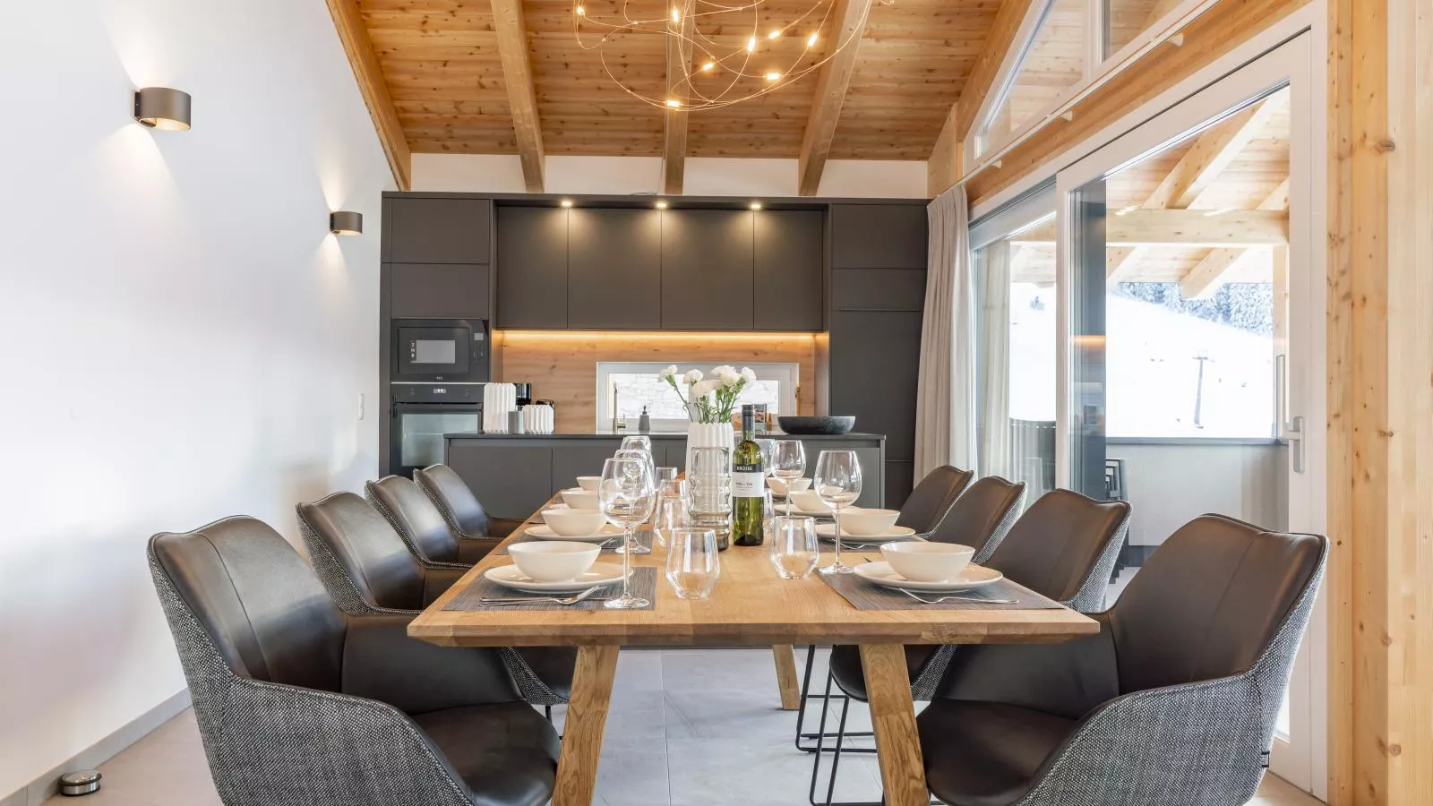 Grebenzen Top Chalet Mazzel-Dining room