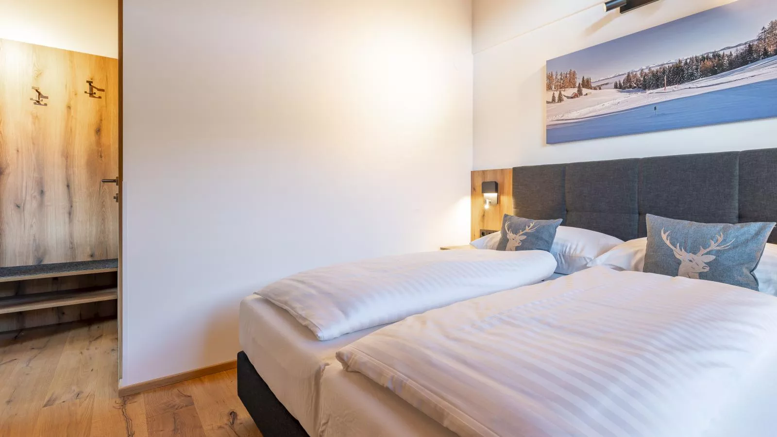 Grebenzen Lodge Hirsch-Schlafzimmer