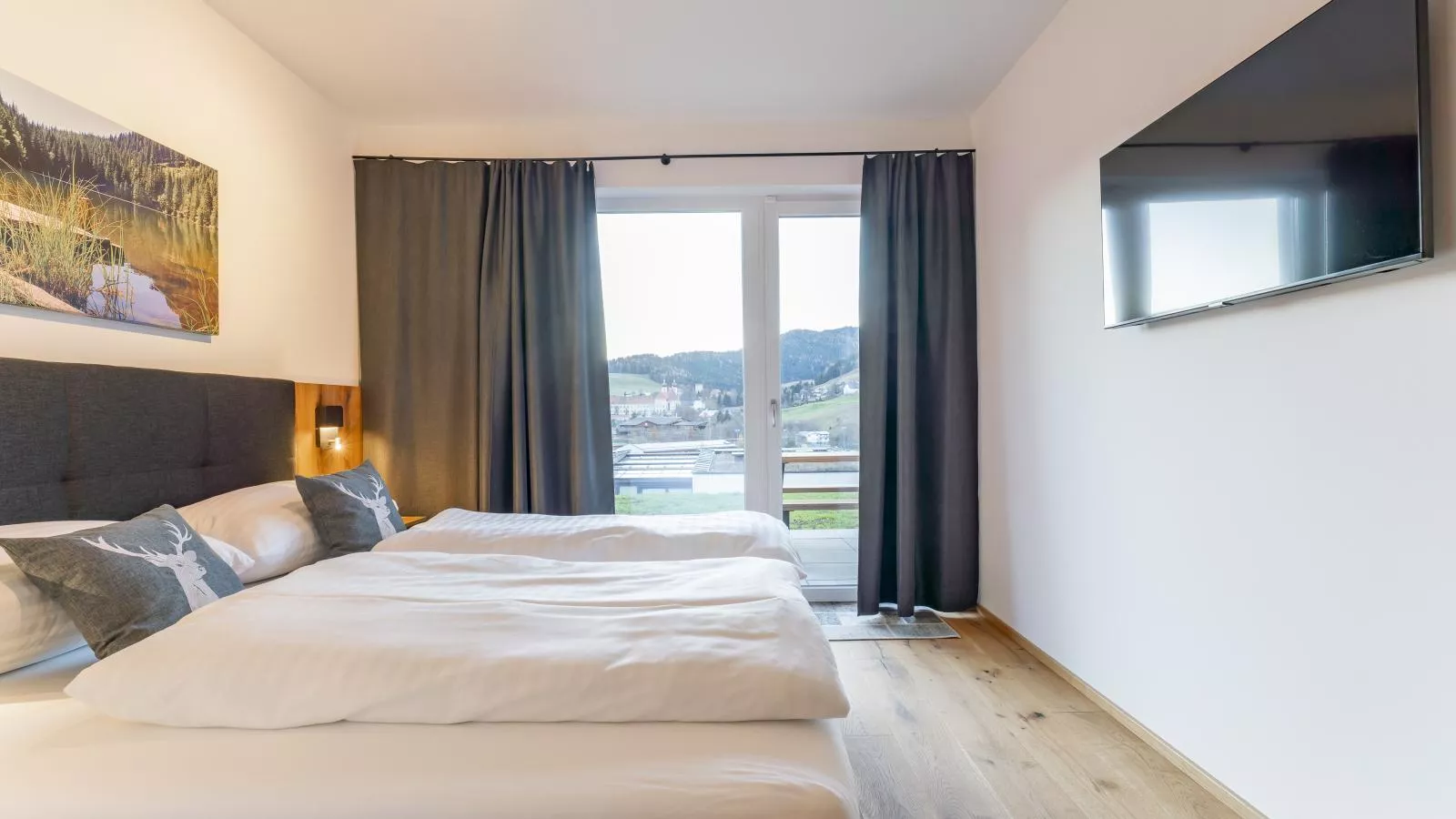 Grebenzen Lodge Hirsch-Schlafzimmer