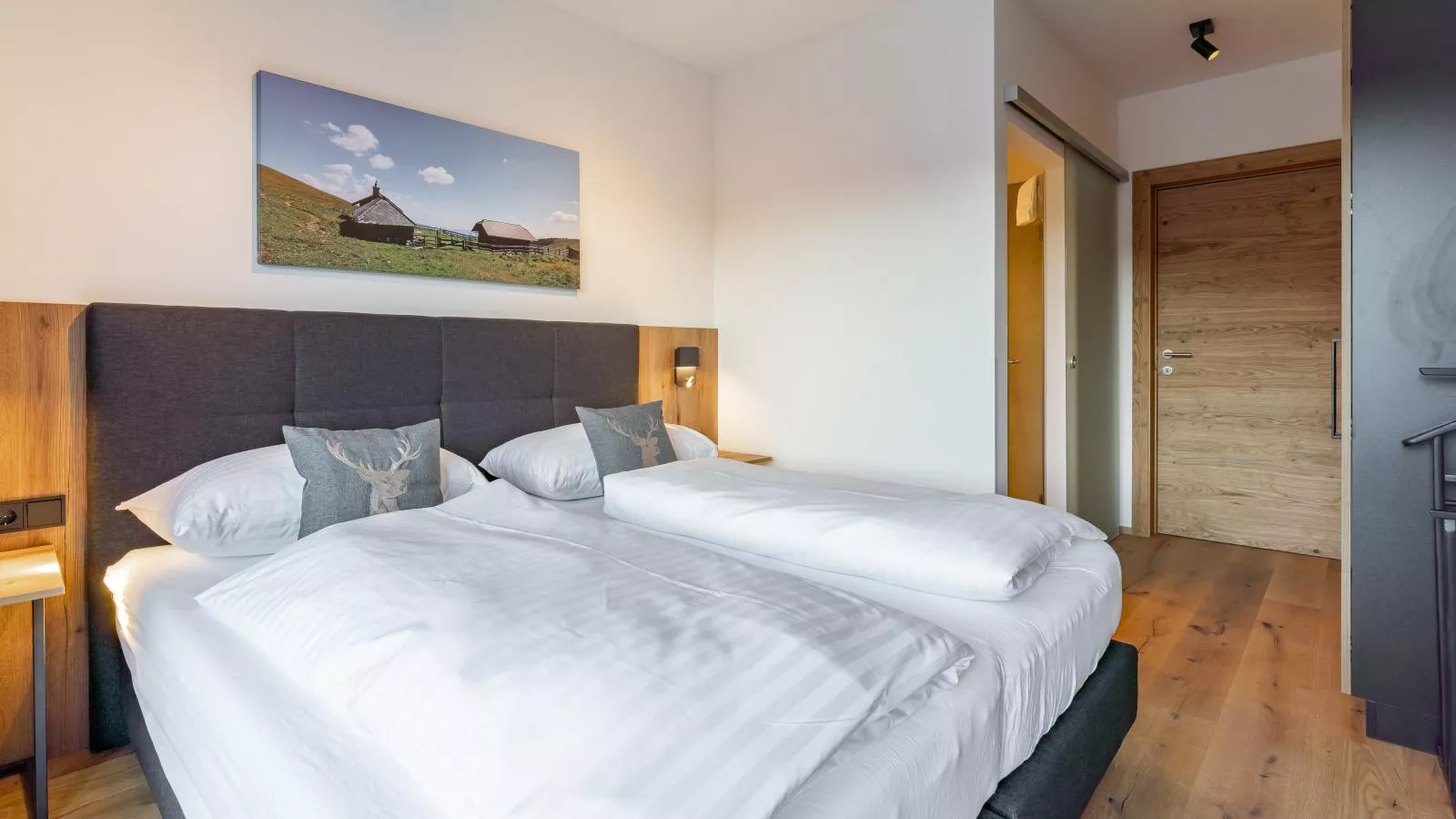 Grebenzen Lodge Hirsch-Schlafzimmer