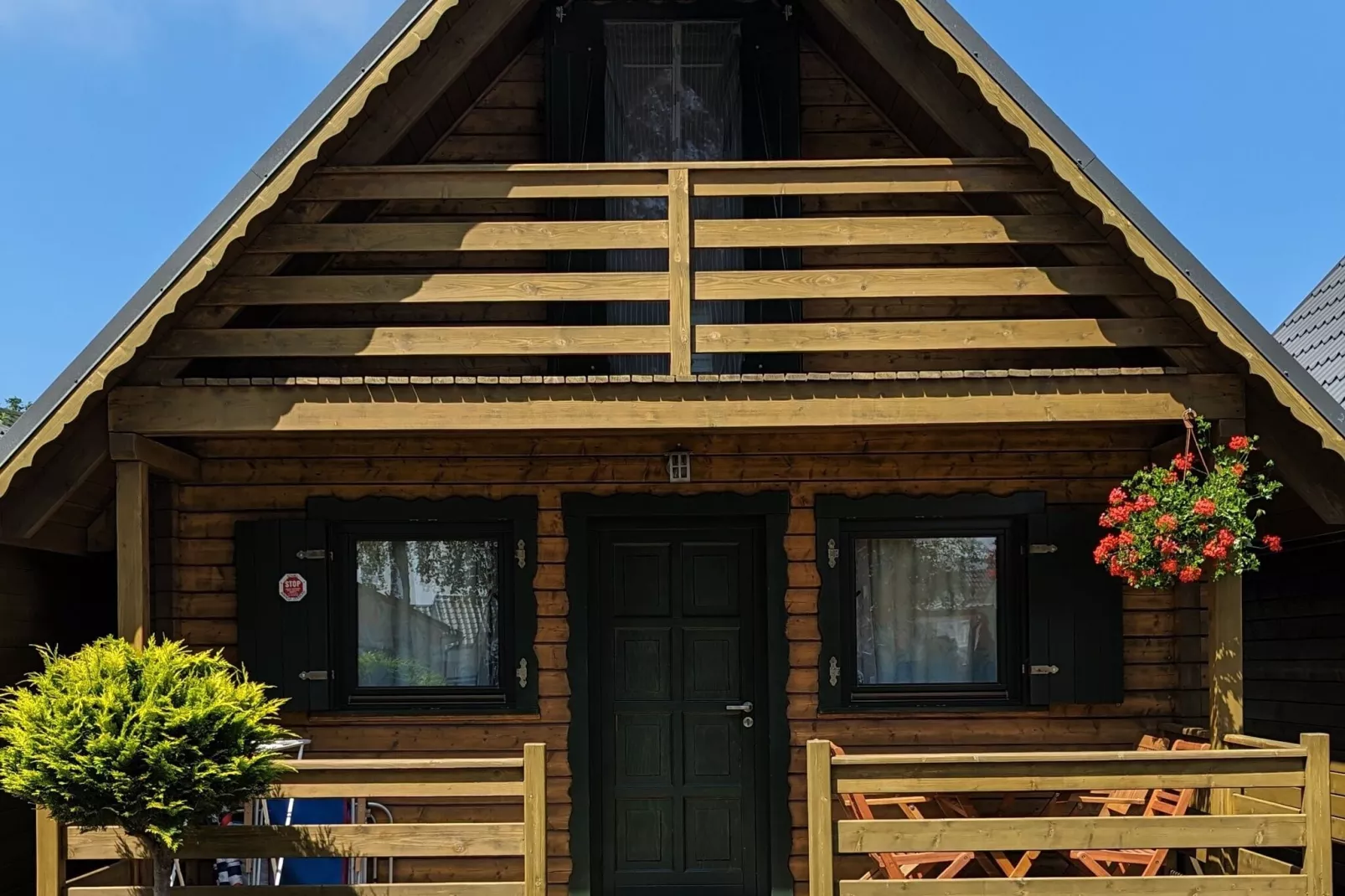 Domki wakacyjne Dąbki-Terrassenbalkon