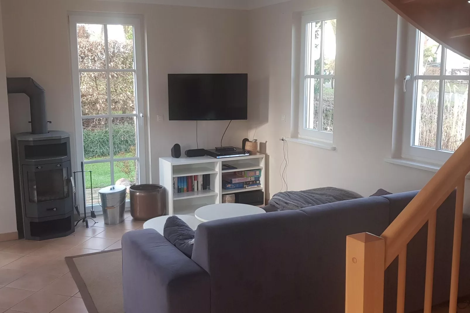 Ferienhaus Reetglück Wohlenberg-Living room