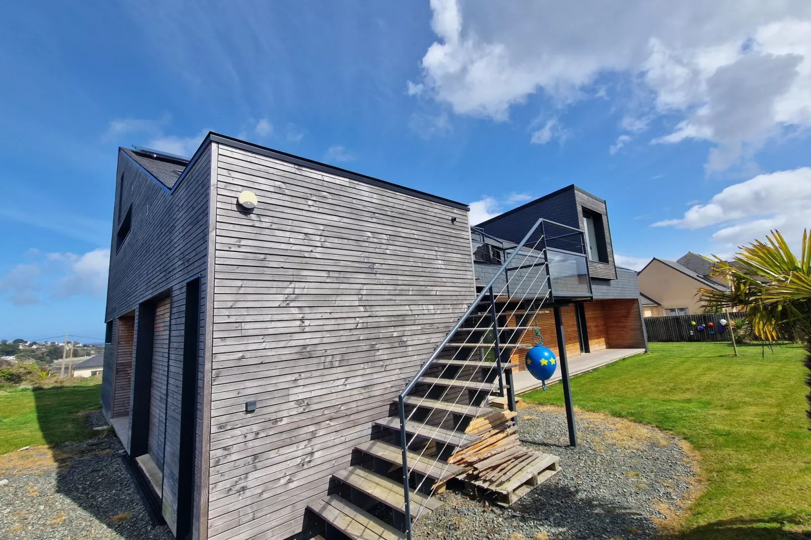 Villa d'architecte avec vue mer panoramique Locquirec-Exterior summer