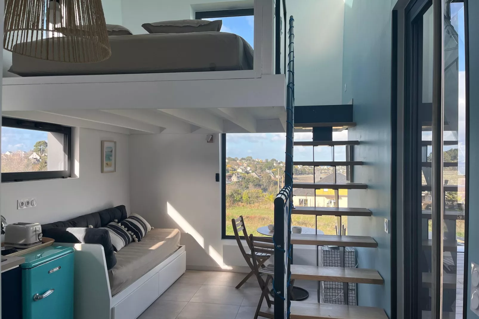 Villa d'architecte avec vue mer panoramique Locquirec-Indoor