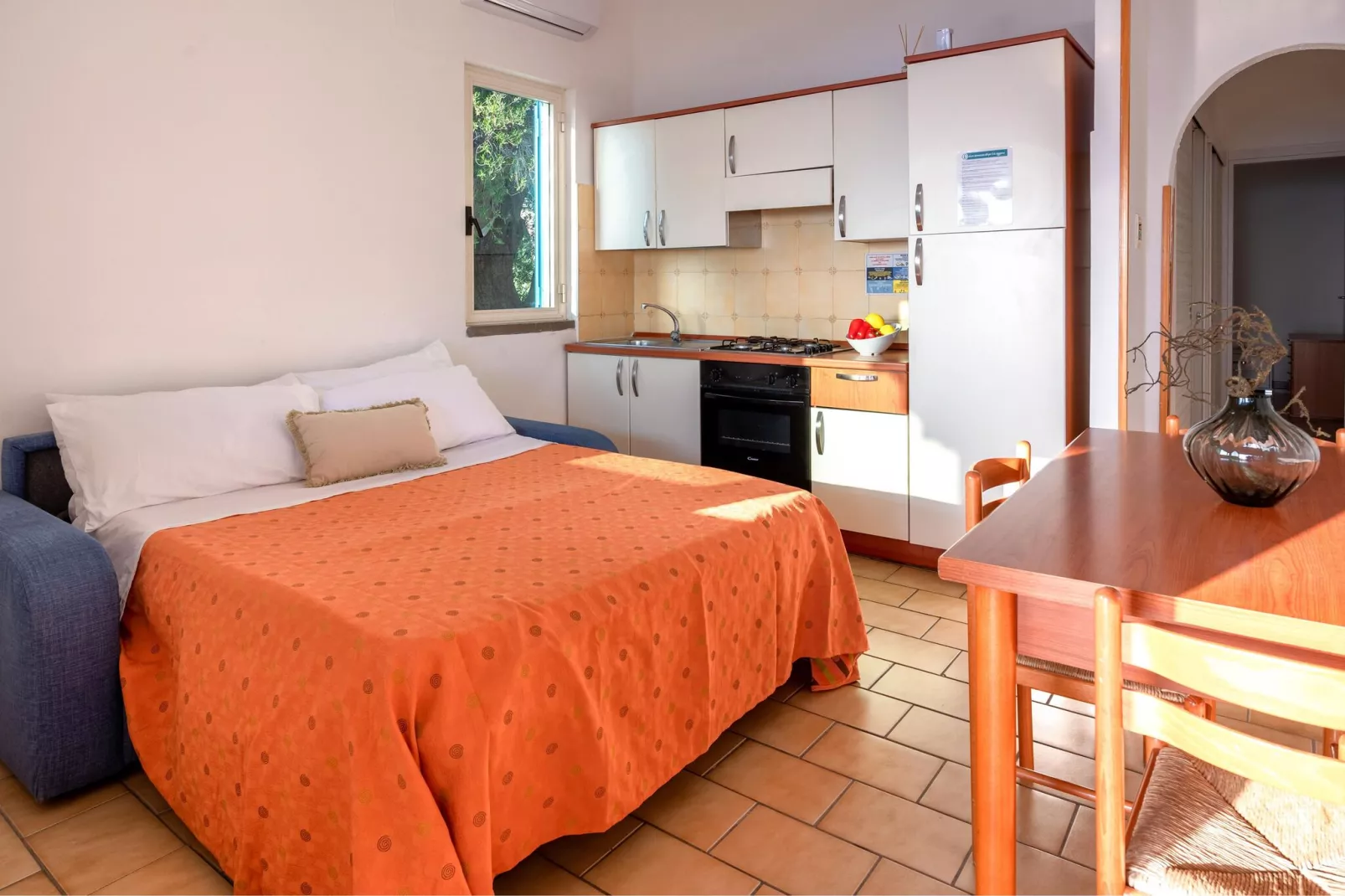 Resort Baia del Silenzio - Appartment 6 pax-Wohnzimmer