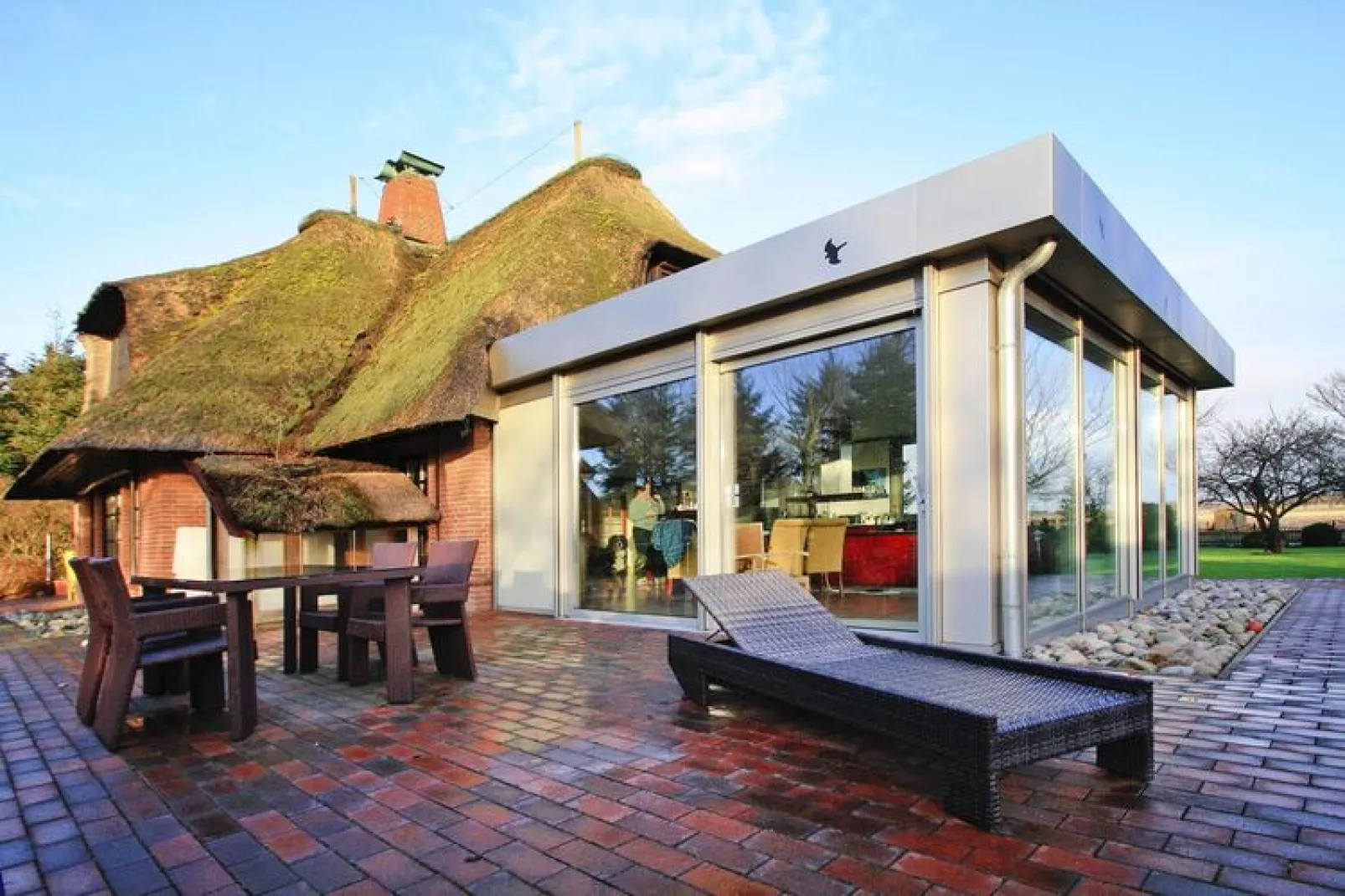 Ferienhaus Humptrup-Außenbereich Sommer