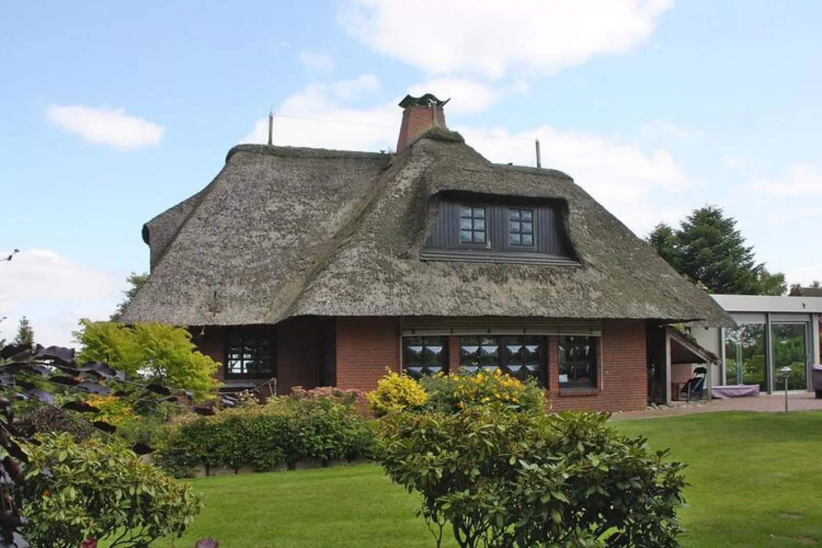 Ferienhaus Humptrup-Außenbereich Sommer