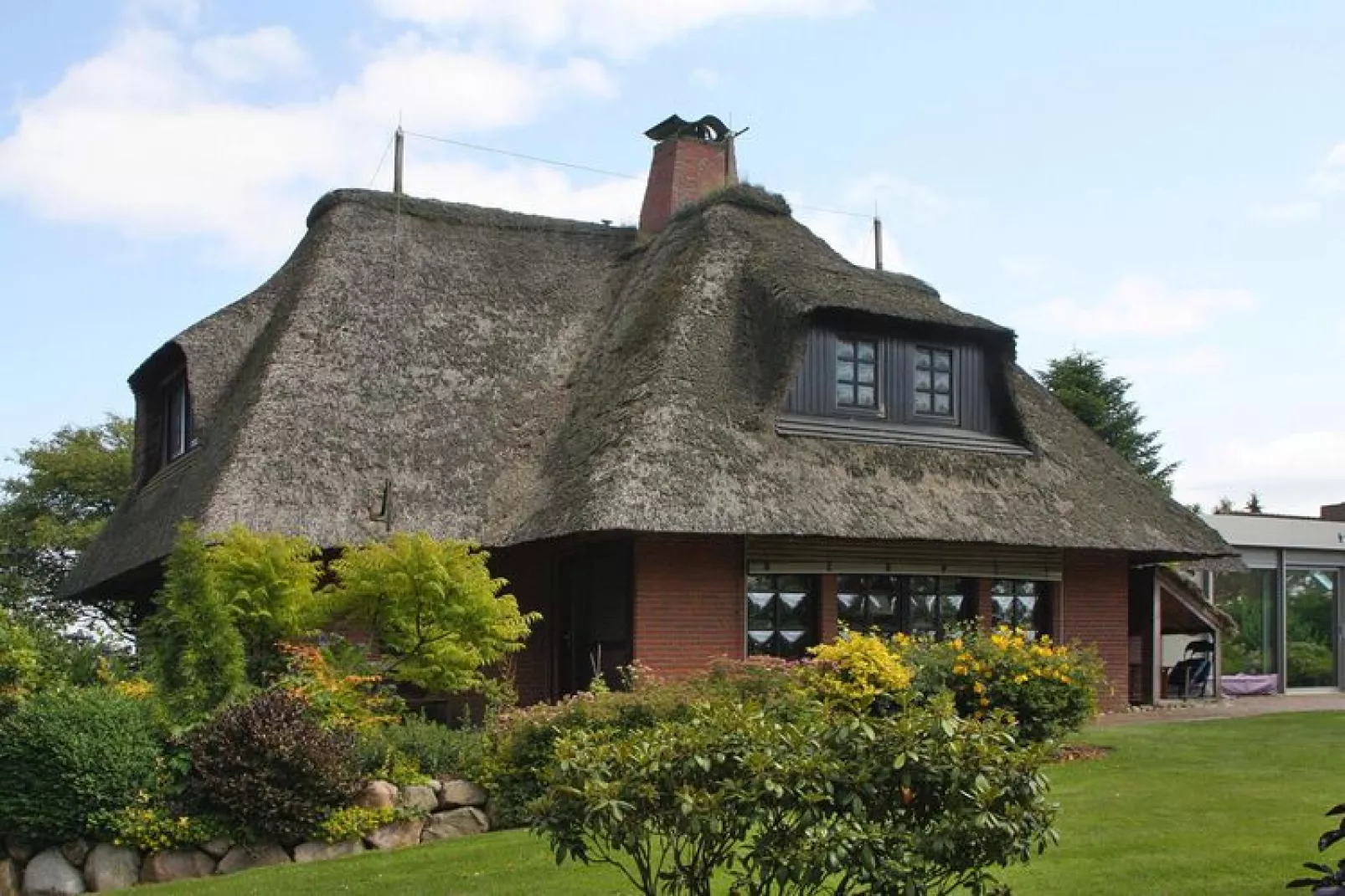 Ferienhaus Humptrup-Außenbereich Sommer