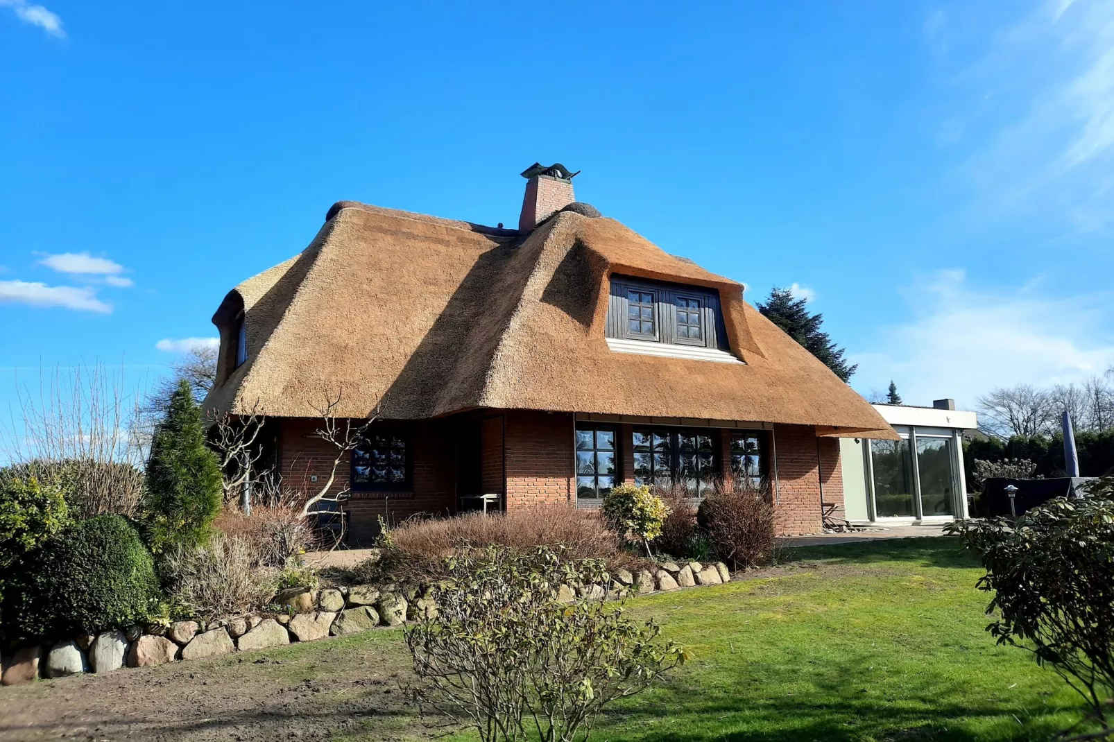 Ferienhaus Humptrup-Außenbereich Sommer