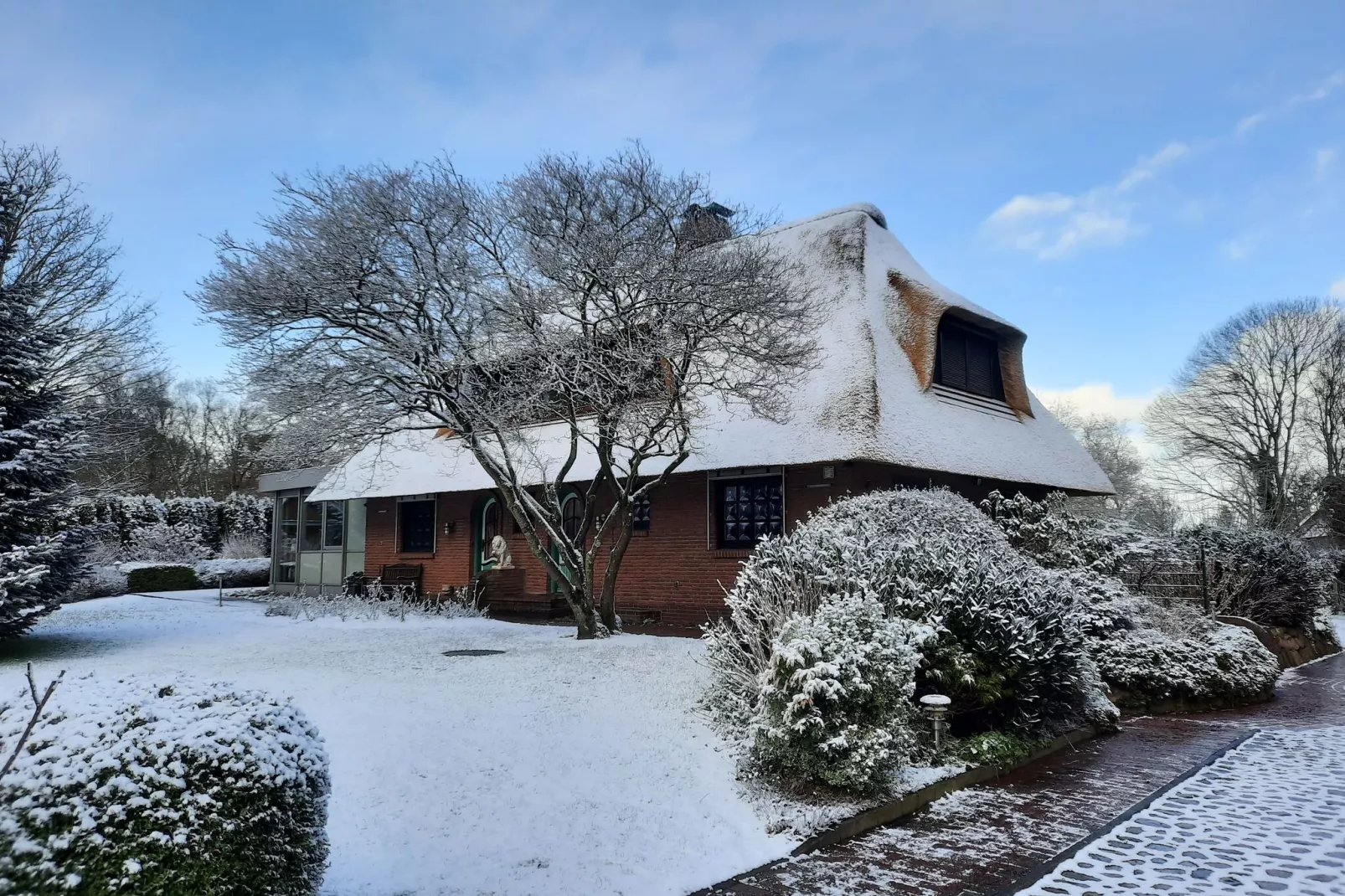 Ferienhaus Humptrup-Außenbereich Winter