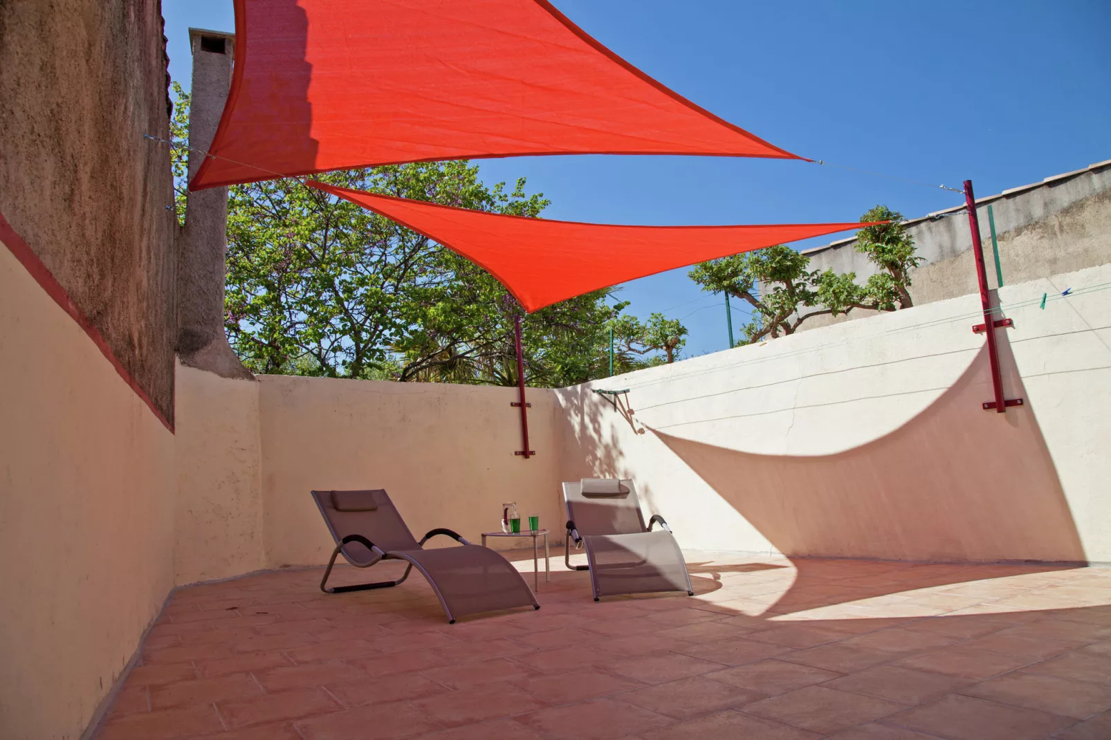 Cazouls - CAZOULS-D'HÉRAULT-Terrace balcony