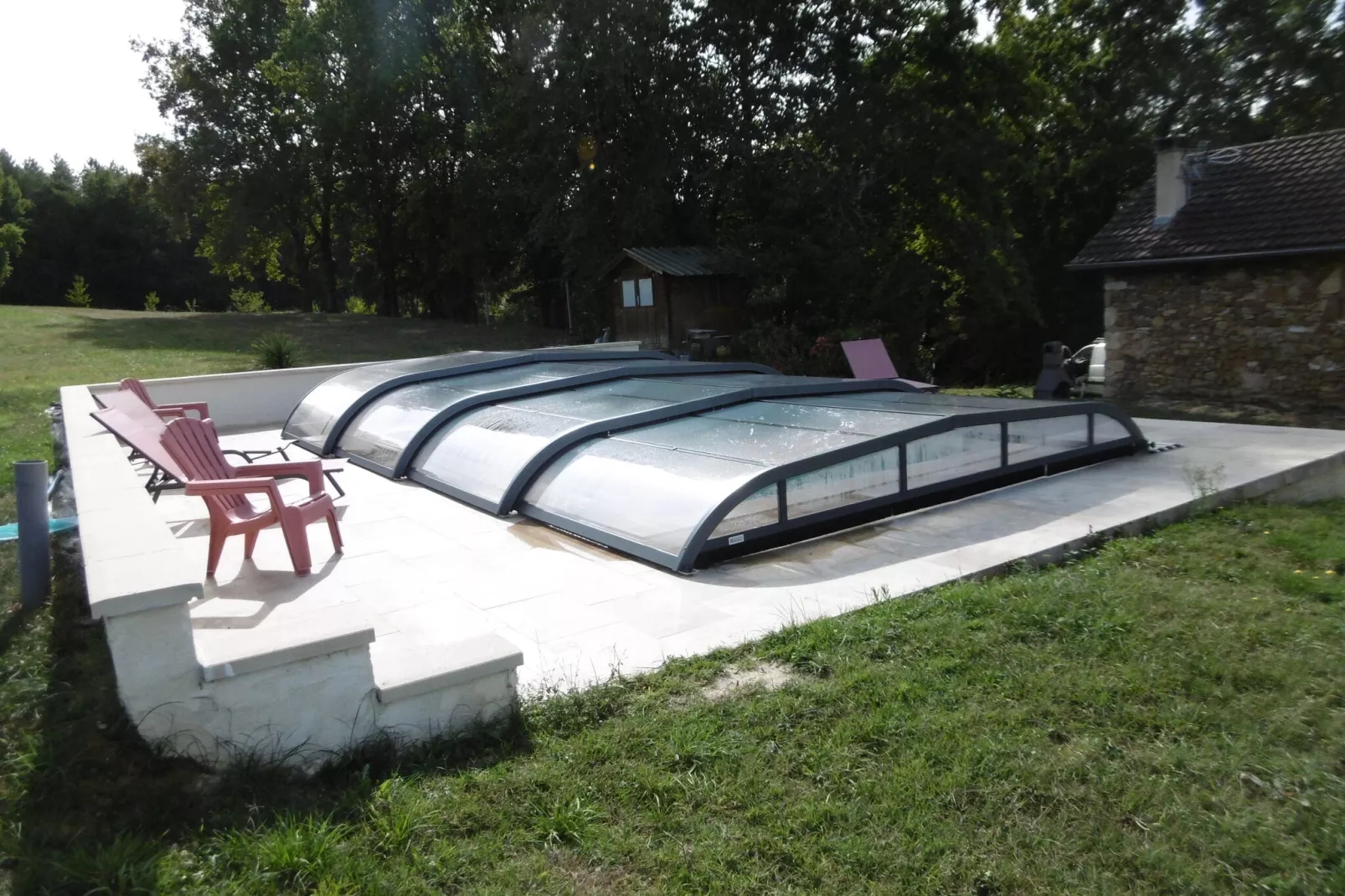 Entrepôt avec piscine près de Monpazier-Piscine
