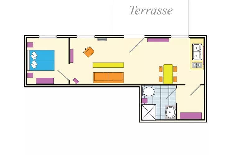 Nr4 Müritzsee 4 Personen-Floor plan