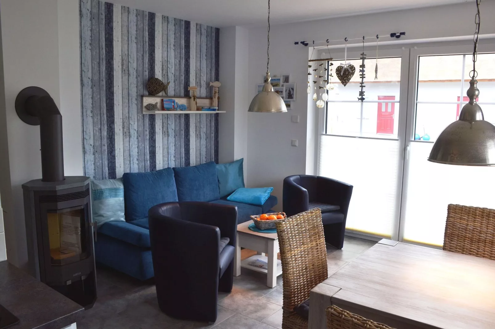 Doppelhaushälfte Dock No 70-Wohnzimmer