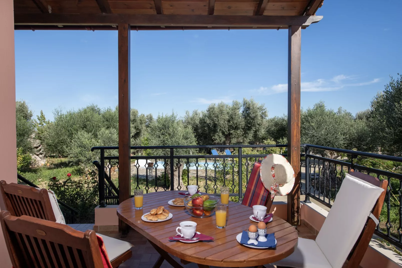 Villa Estia-Terrassenbalkon