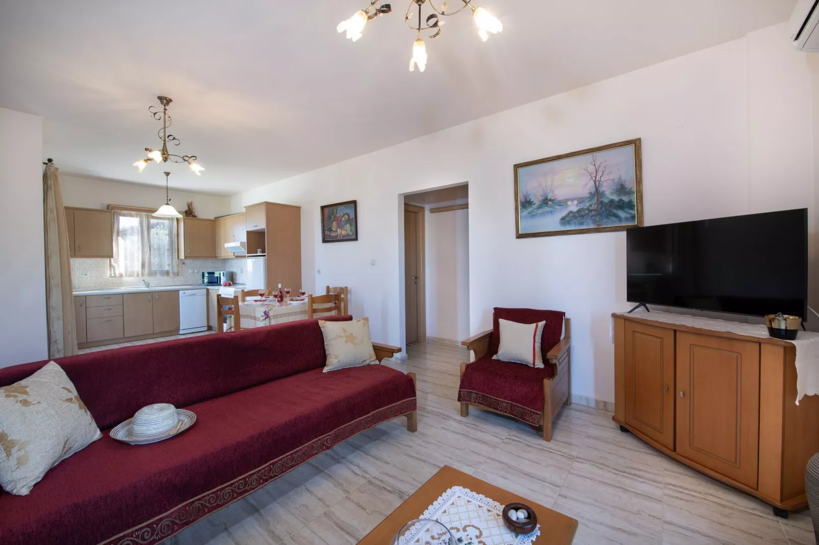 Villa Estia-Wohnzimmer