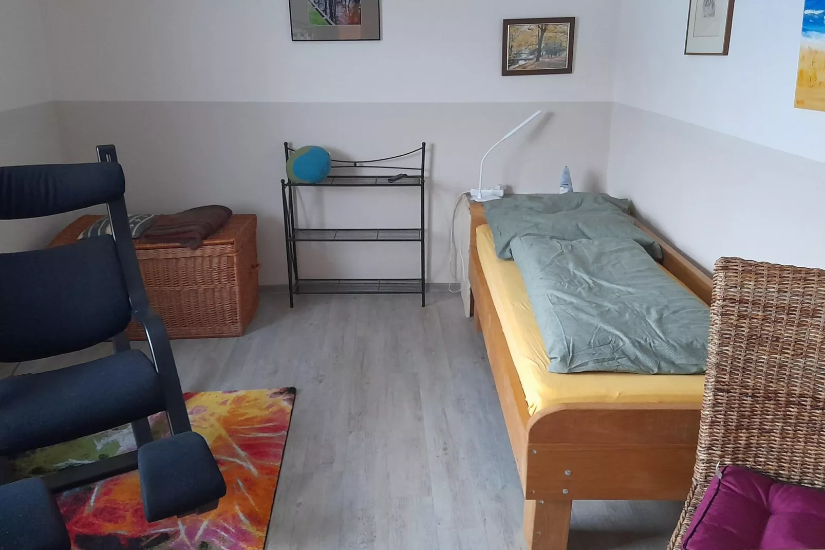 Ferienhaus am Peenebach in Klein Bünzow-Bedroom