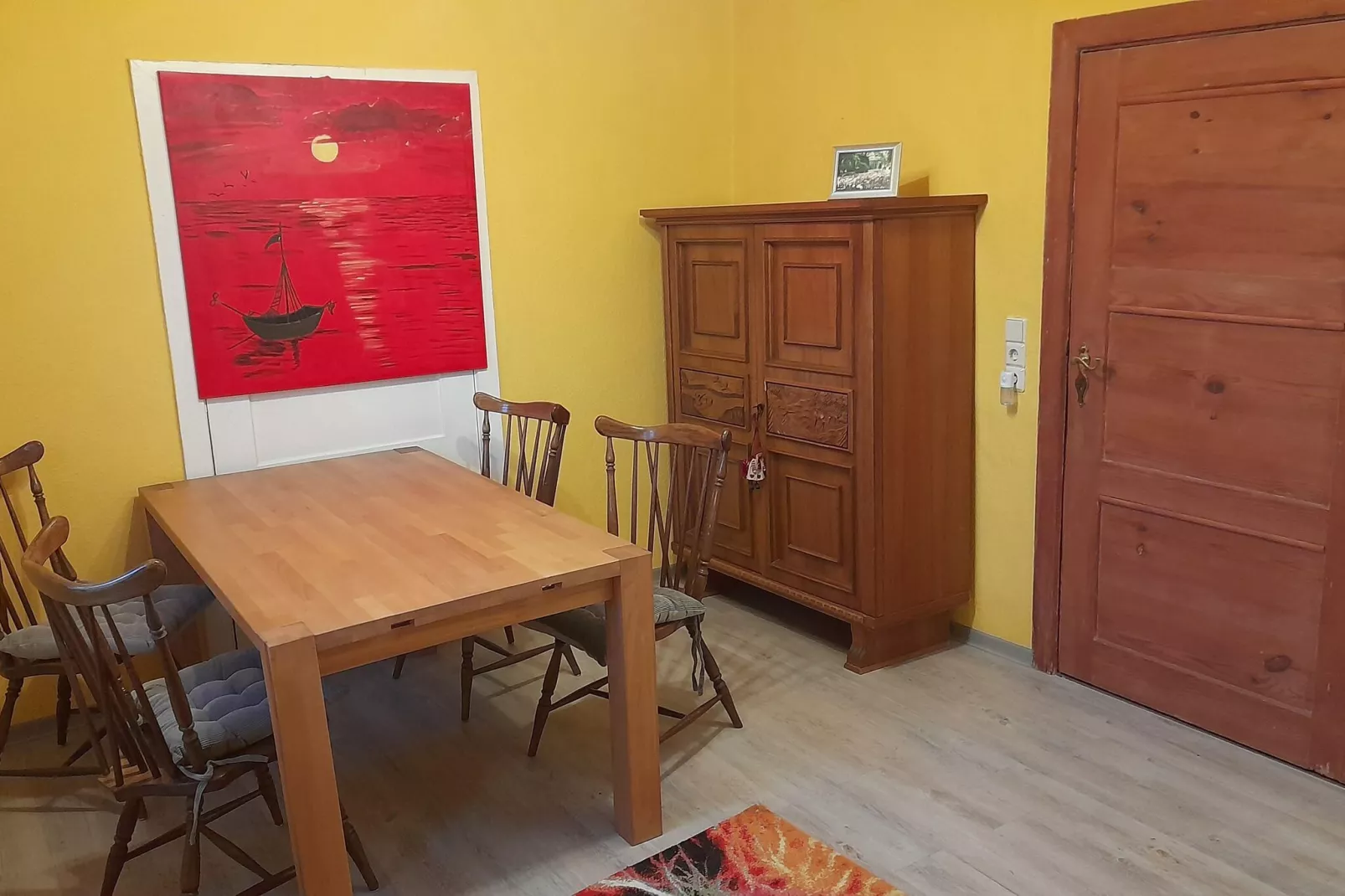 Ferienhaus am Peenebach in Klein Bünzow-Dining room