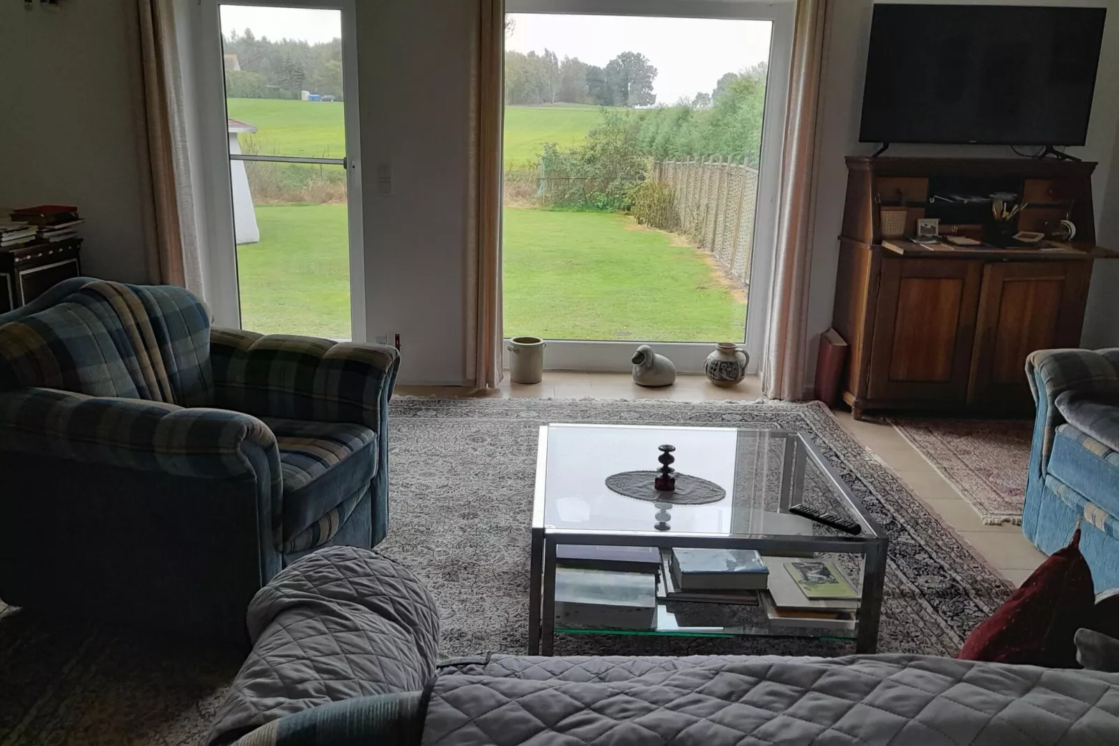 Ferienhaus am Peenebach in Klein Bünzow-Living room