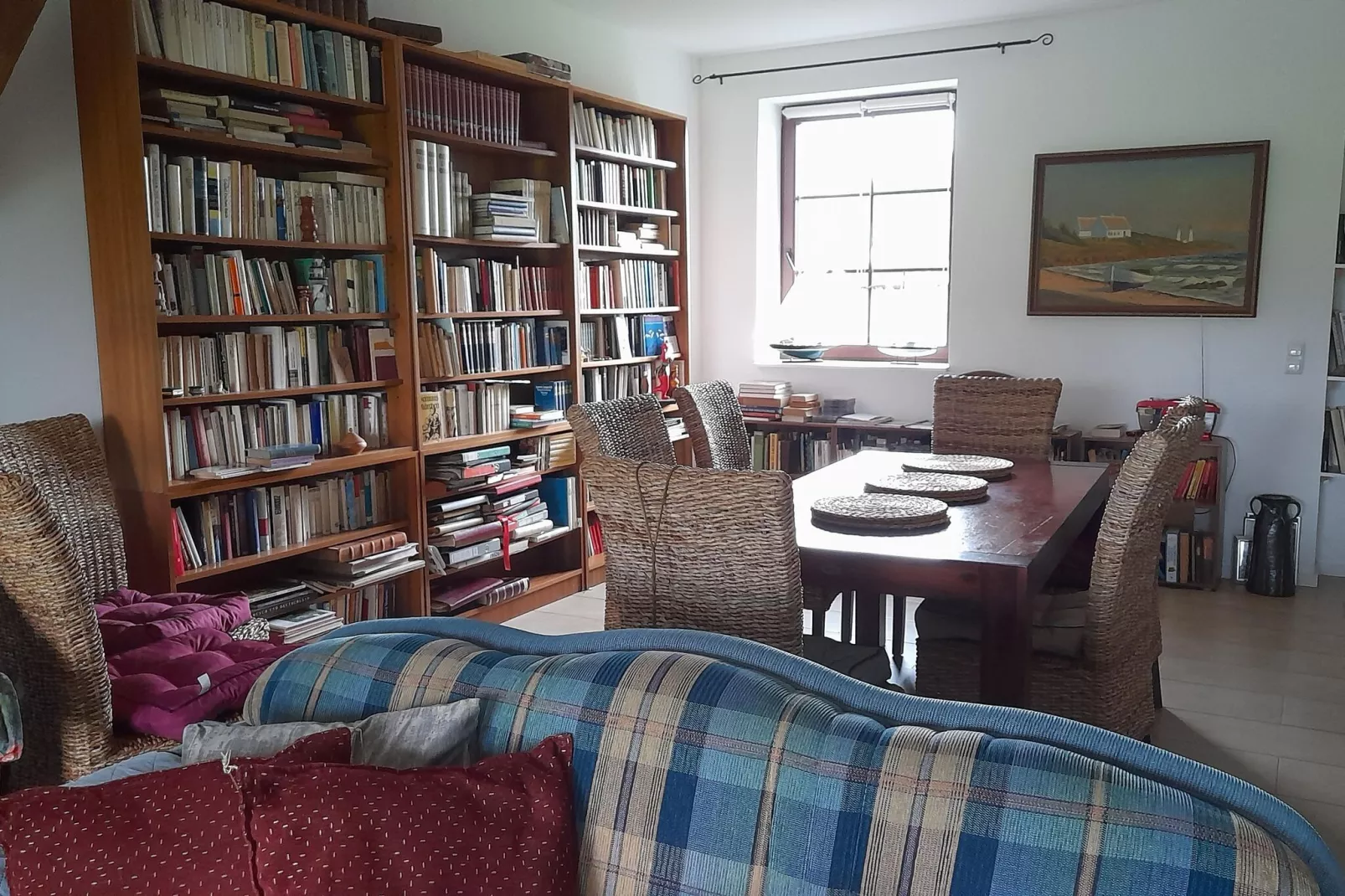 Ferienhaus am Peenebach in Klein Bünzow-Living room