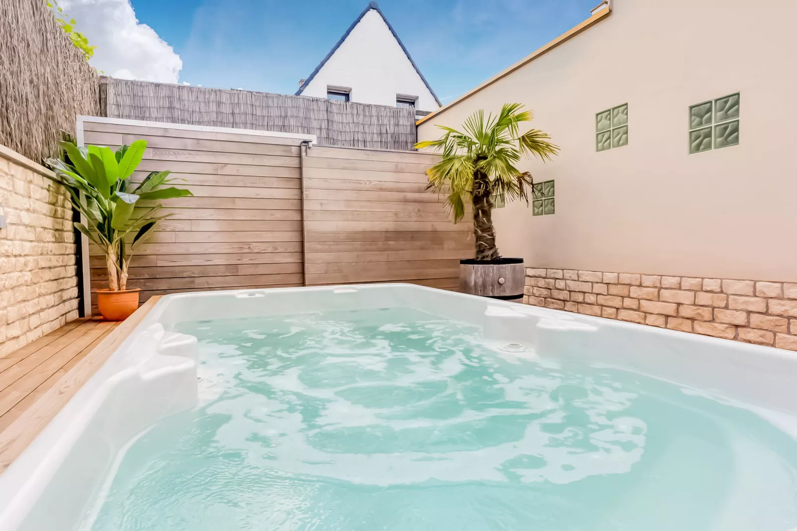 Wellness vakantiehuis Vlaamse Ardennen-Schwimmbad