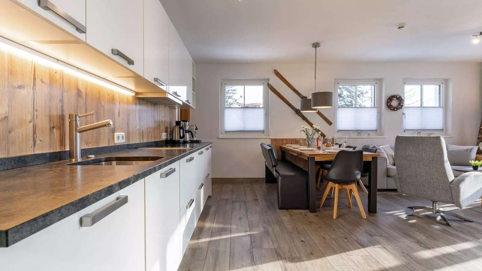 Luxury Tauern Suite Walchen Kaprun 6-Kitchen