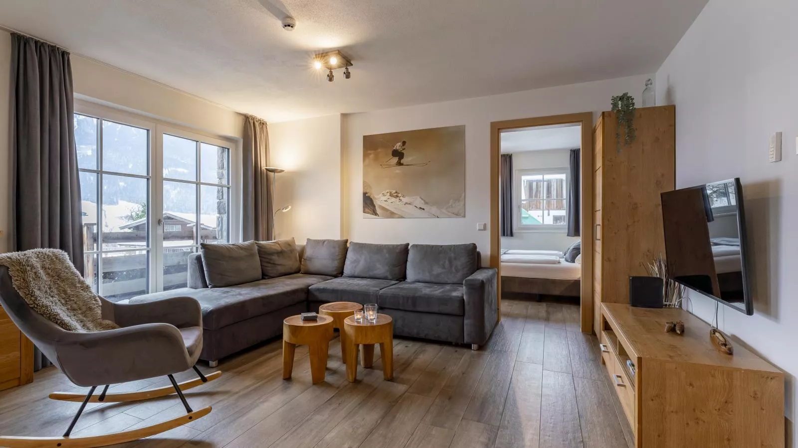 Luxury Tauern Suite Walchen Kaprun 1-Living room
