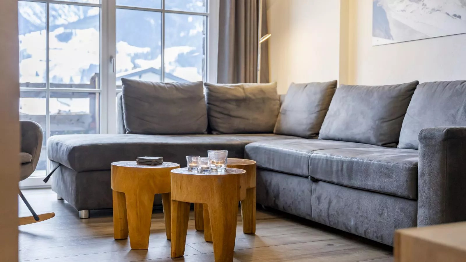 Luxury Tauern Suite Walchen Kaprun 1-Living room