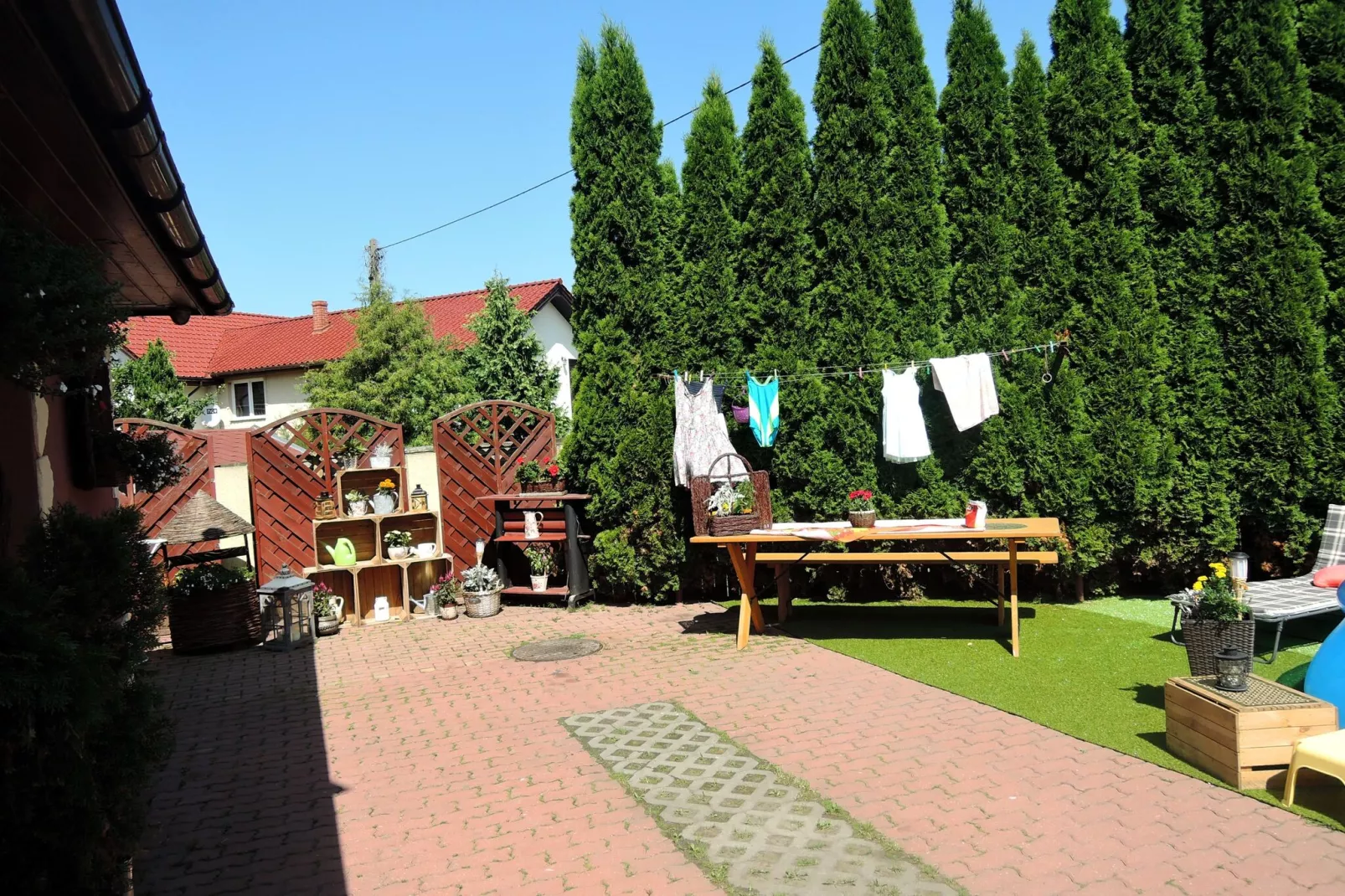 Komfortowy dom wakacyjny dla 12 osób w Kołczewie-Gardens summer