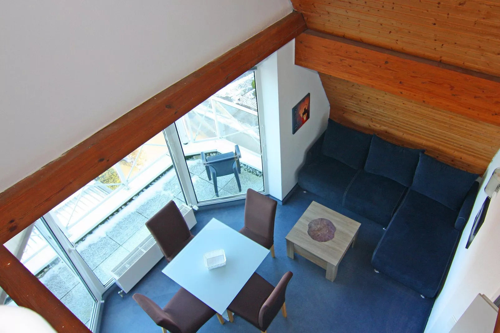 Apartments Panorama Laboe III m Seeblick 60 qm-Dining room