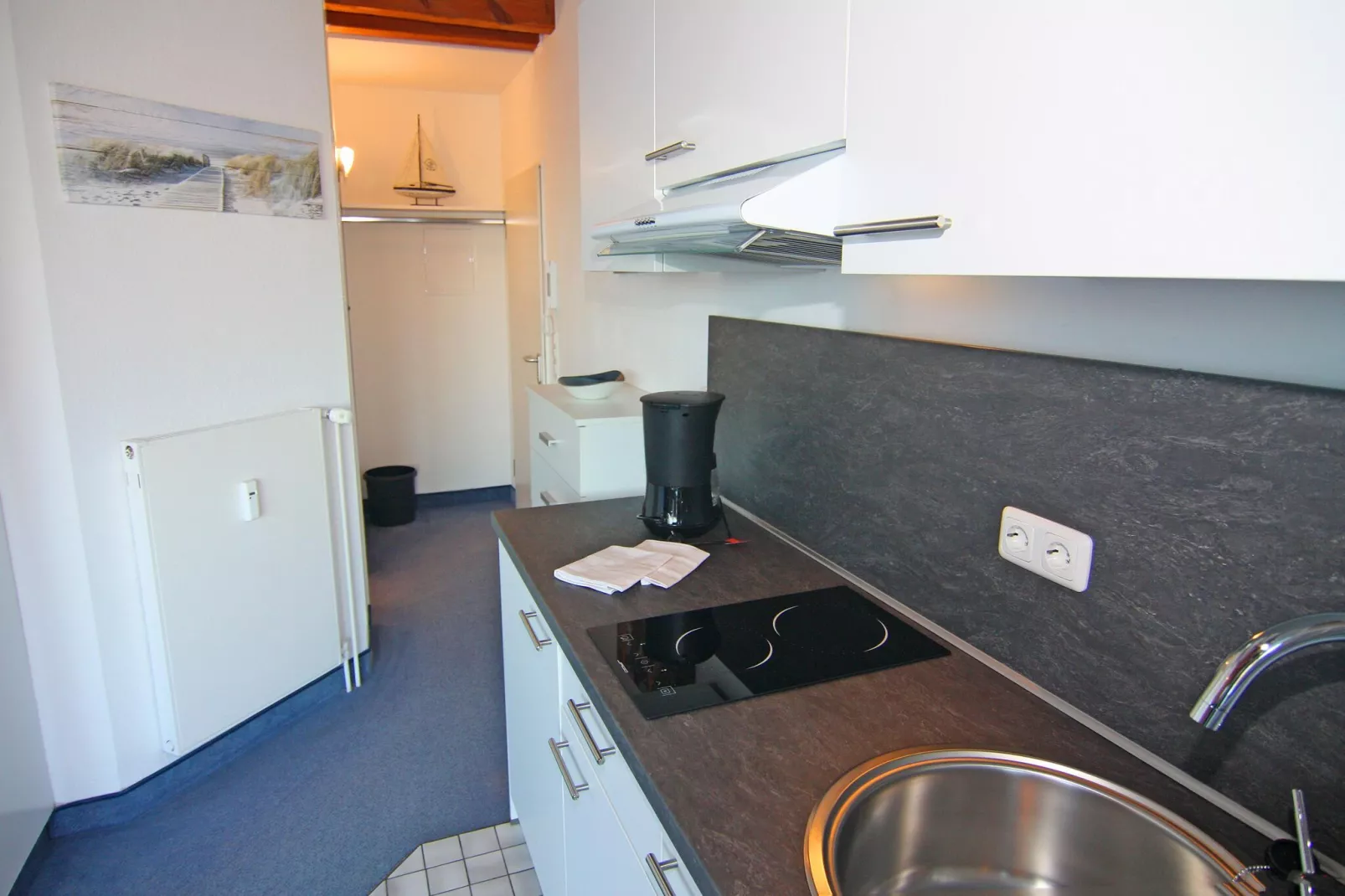 Apartments Panorama Laboe III m Seeblick 60 qm-Kitchen