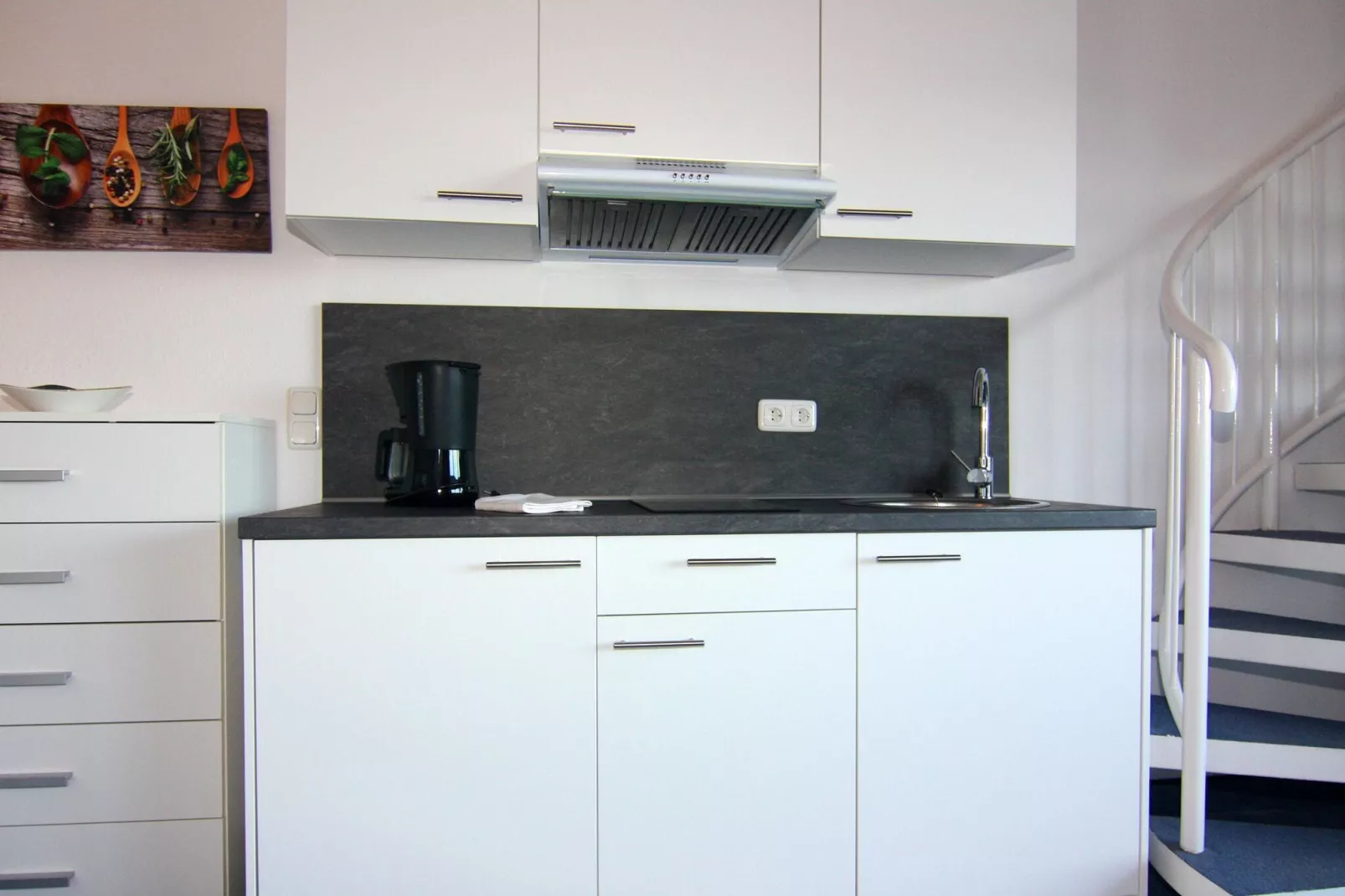 Apartments Panorama Laboe III m Seeblick 60 qm-Kitchen