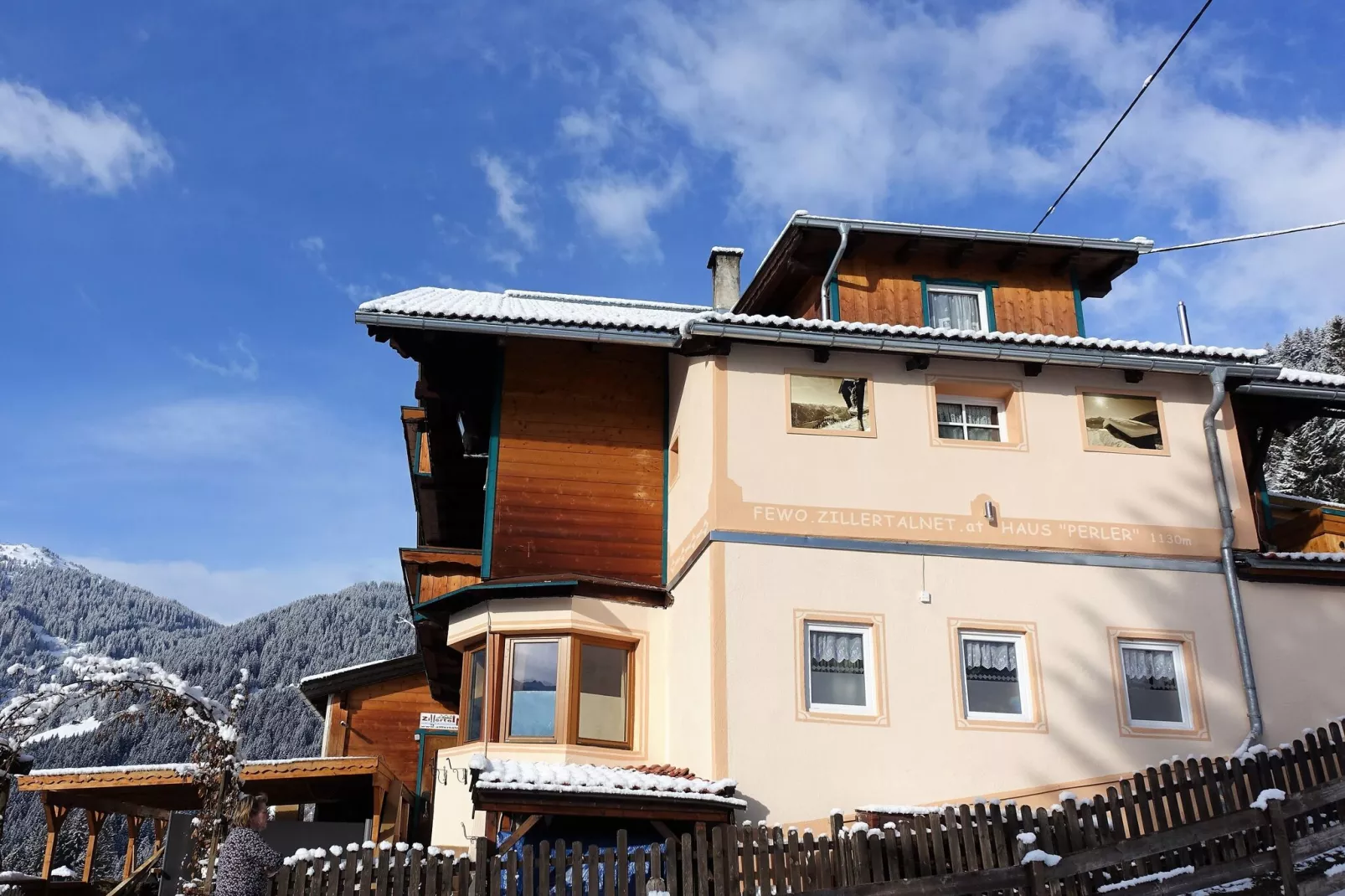 Haus Perler-Außenbereich Winter