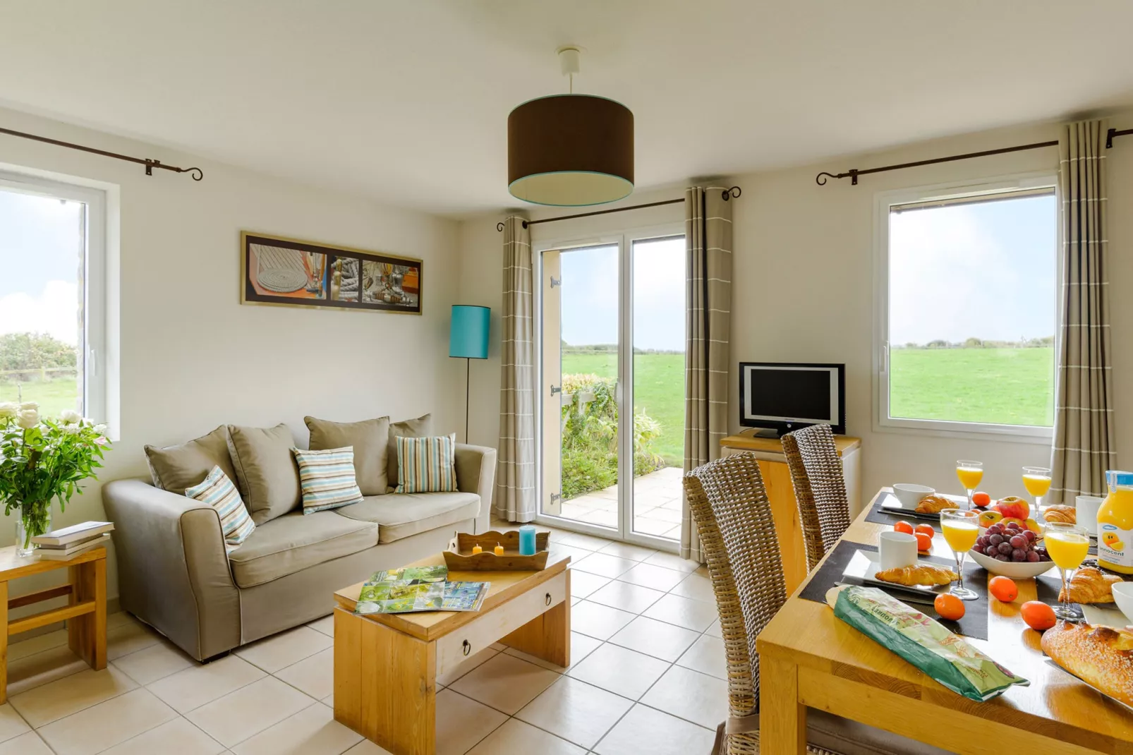 Les Hauts de la Houle 4-Living room