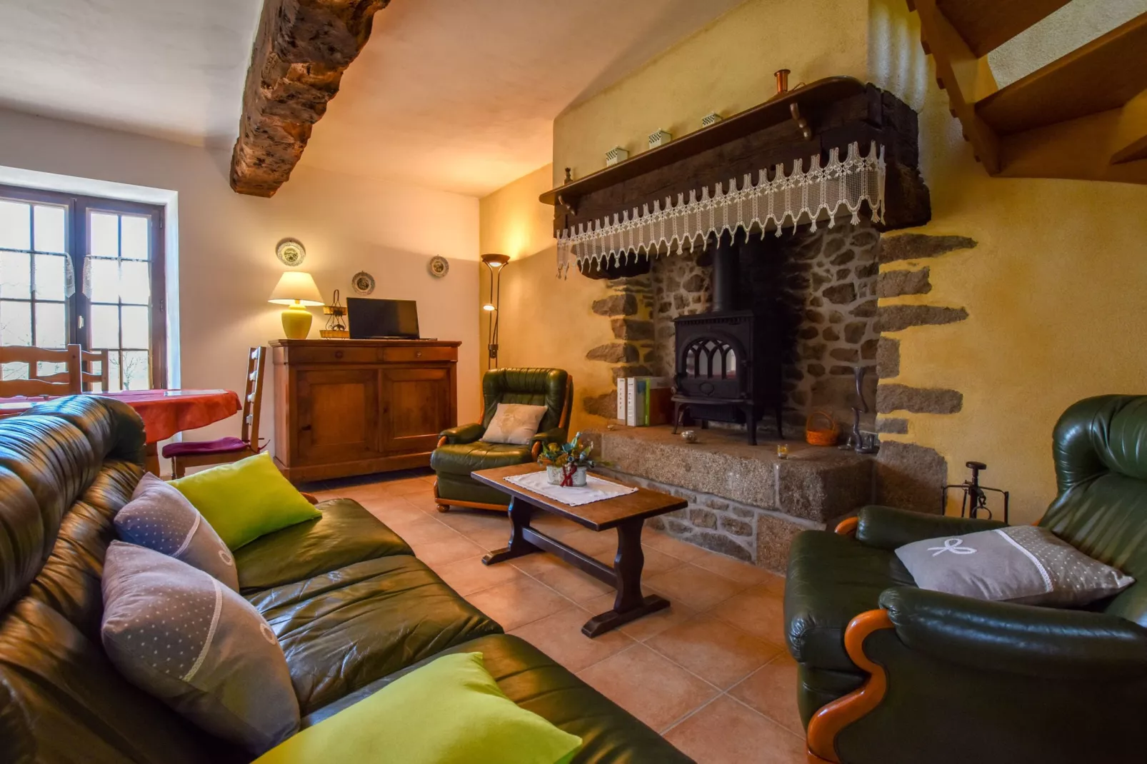 Maison à 1/2h du Mont Saint Michel-Wohnzimmer