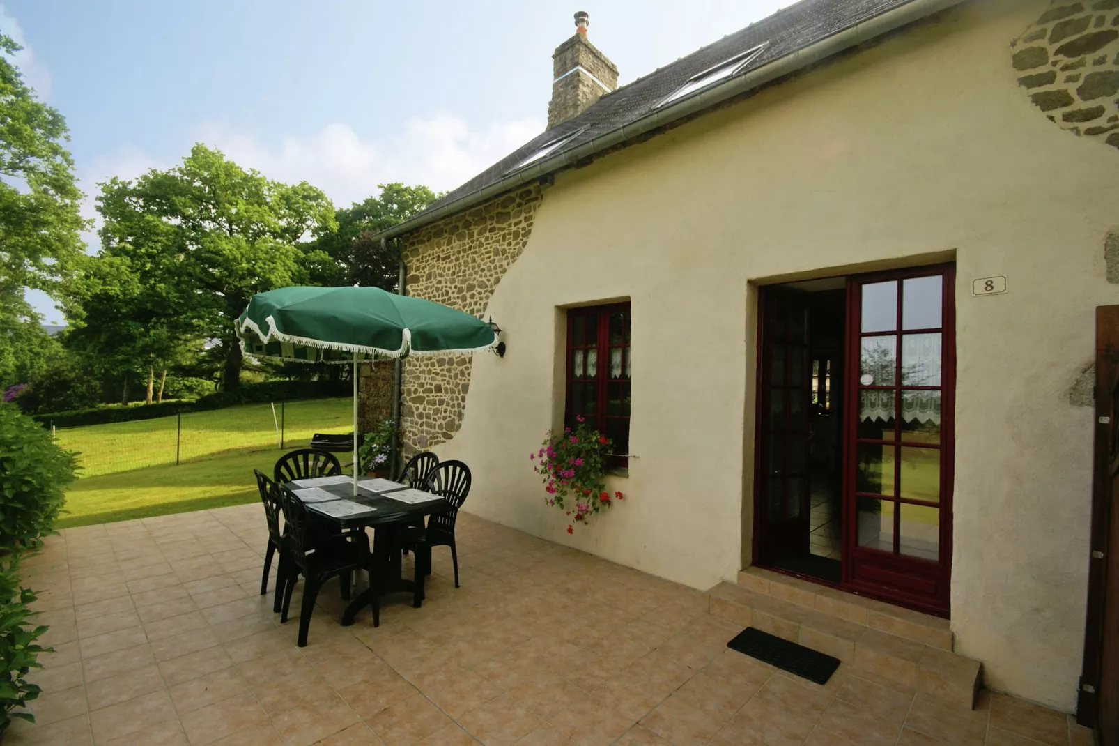 Maison à 1/2h du Mont Saint Michel-Terrassenbalkon